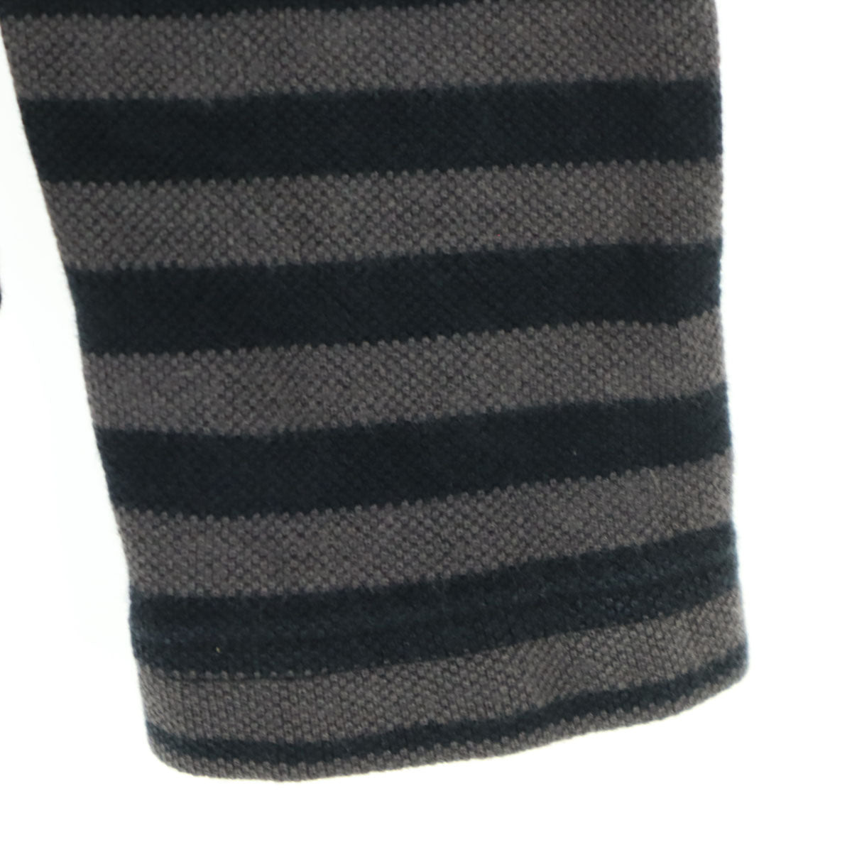 FRED PERRY フレッドペリー ボーダー柄 わんぽ 長袖 ジップパーカー XS パープル系 メンズ