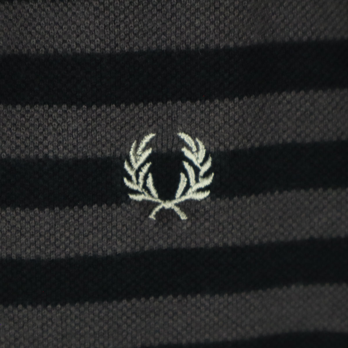 FRED PERRY フレッドペリー ボーダー柄 わんぽ 長袖 ジップパーカー XS パープル系 メンズ