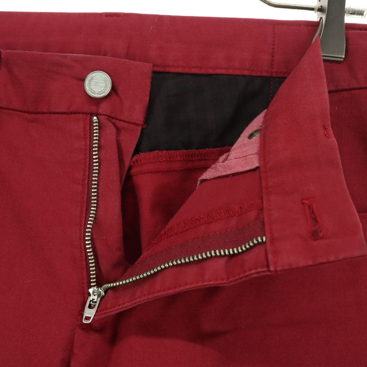FRED PERRY フレッドペリー ロングパンツ L レッド メンズ