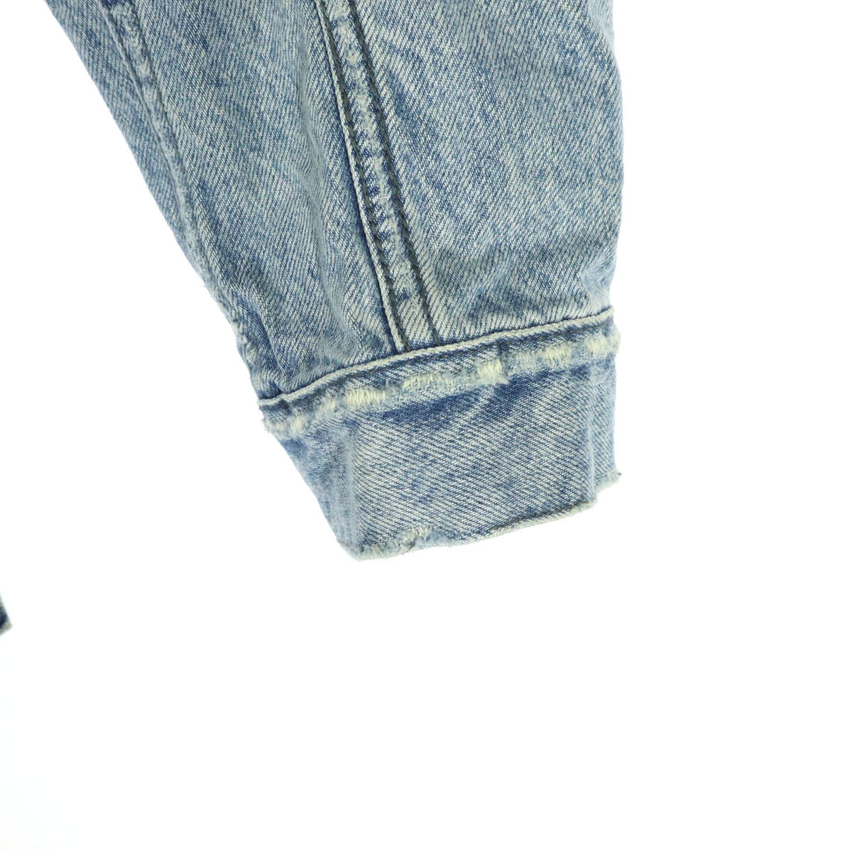 KSUBI スビ 長袖 デニムジャケット M ブルー ダメージ加工 メンズ