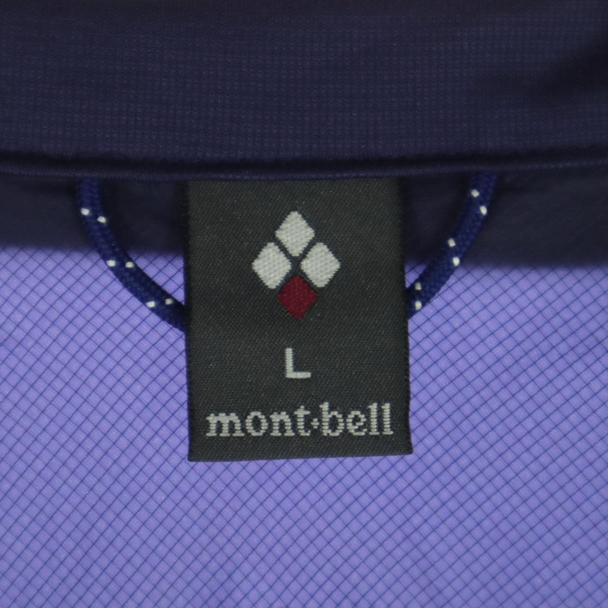 美品 mont-bell モンベル 長袖 ナイロンジャケット L ネイビー メンズ