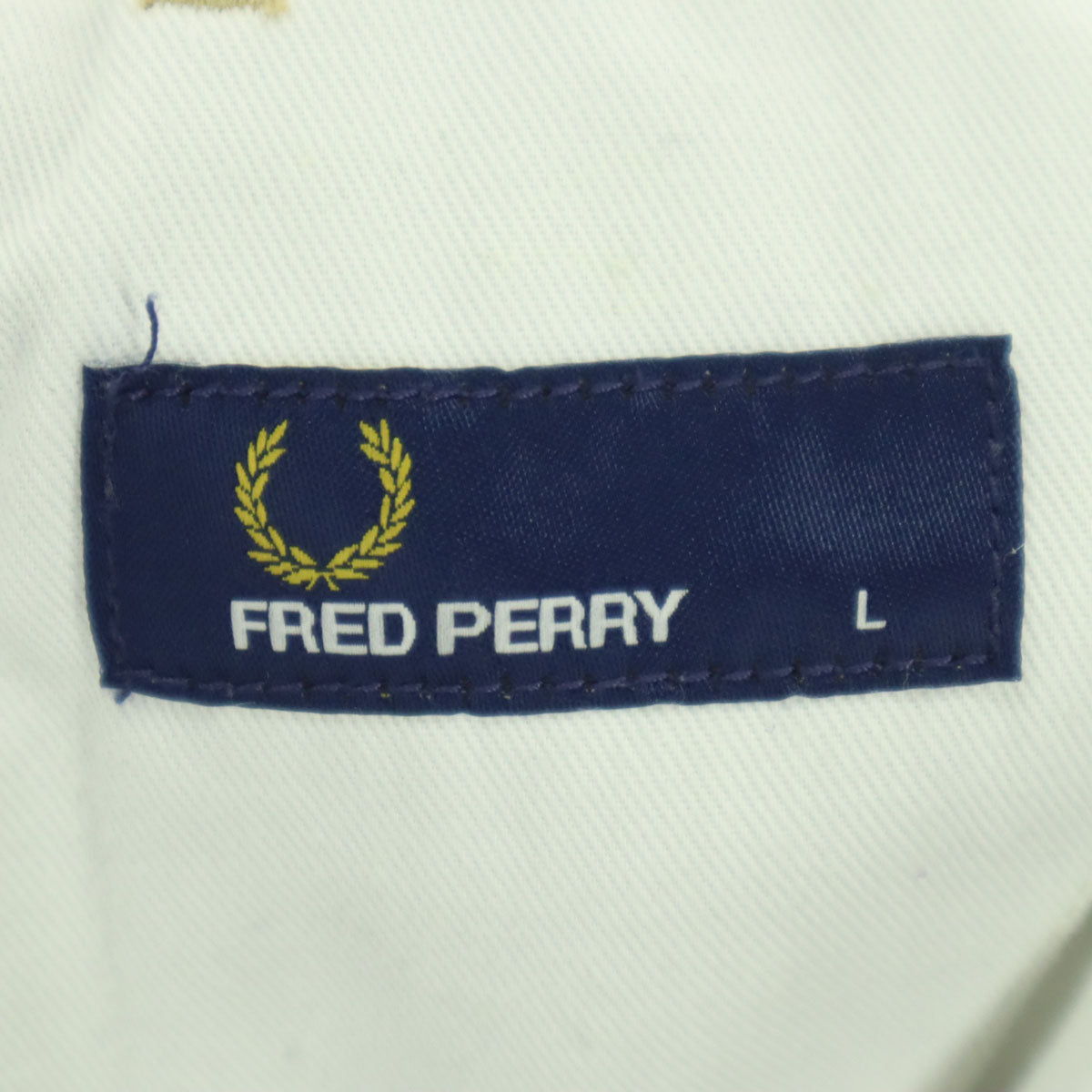 FRED PERRY フレッドペリー ディッキーズ コラボ サイドライン チノパンツ L ベージュ DICKIES メンズ