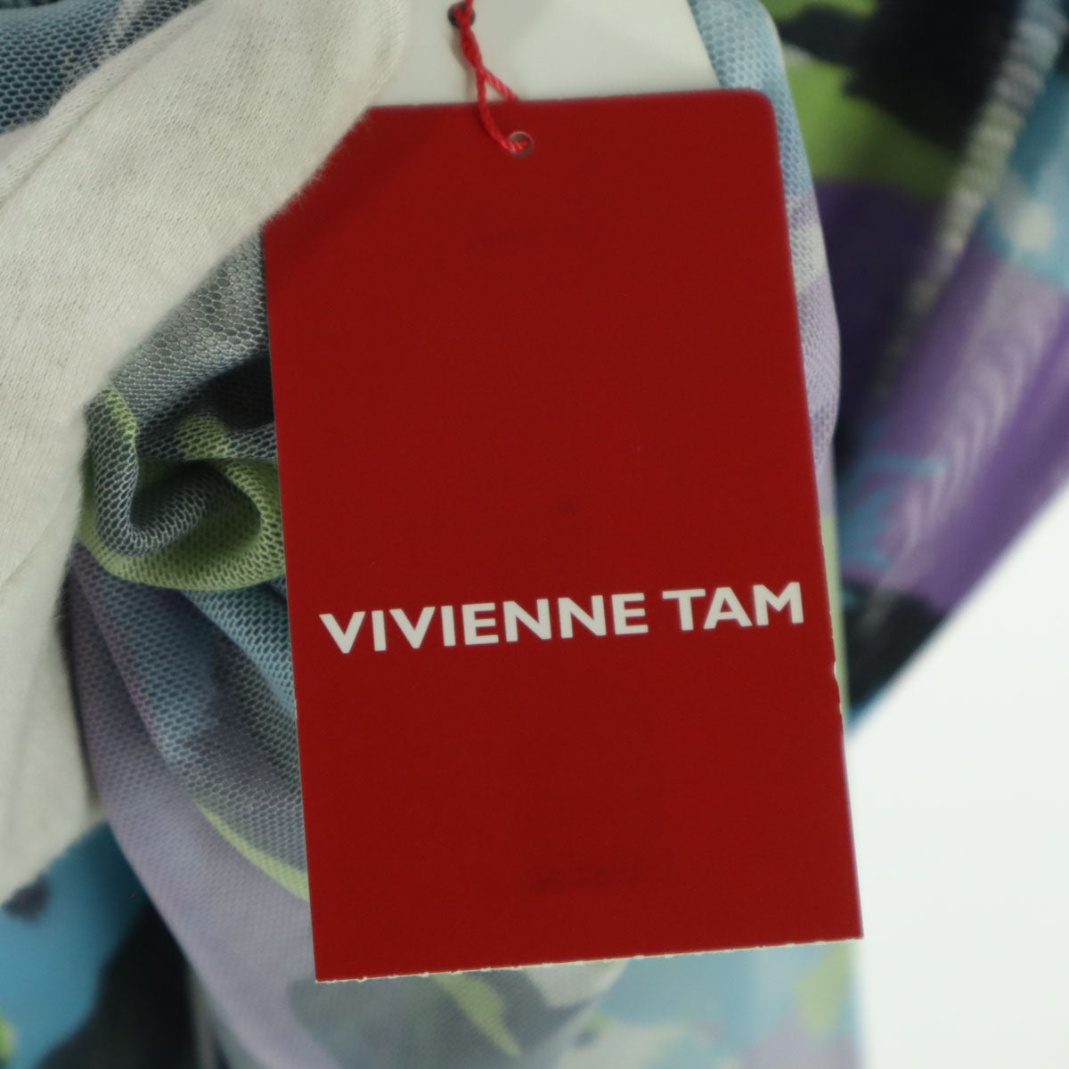 未使用 VIVIENNE TAM ヴィヴィアンタム カモフラ 長袖 メッシュ ロングワンピース 38 迷彩 レディース