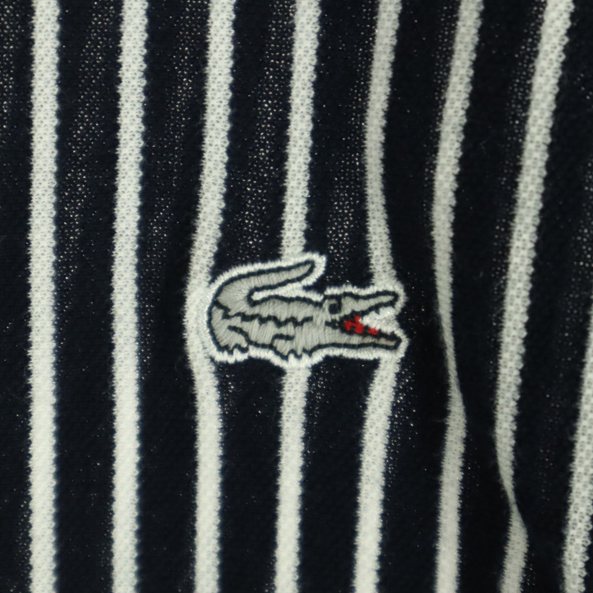 美品 LACOSTE ラコステ 長袖 シャツ Ｍ ブラック系 レディース