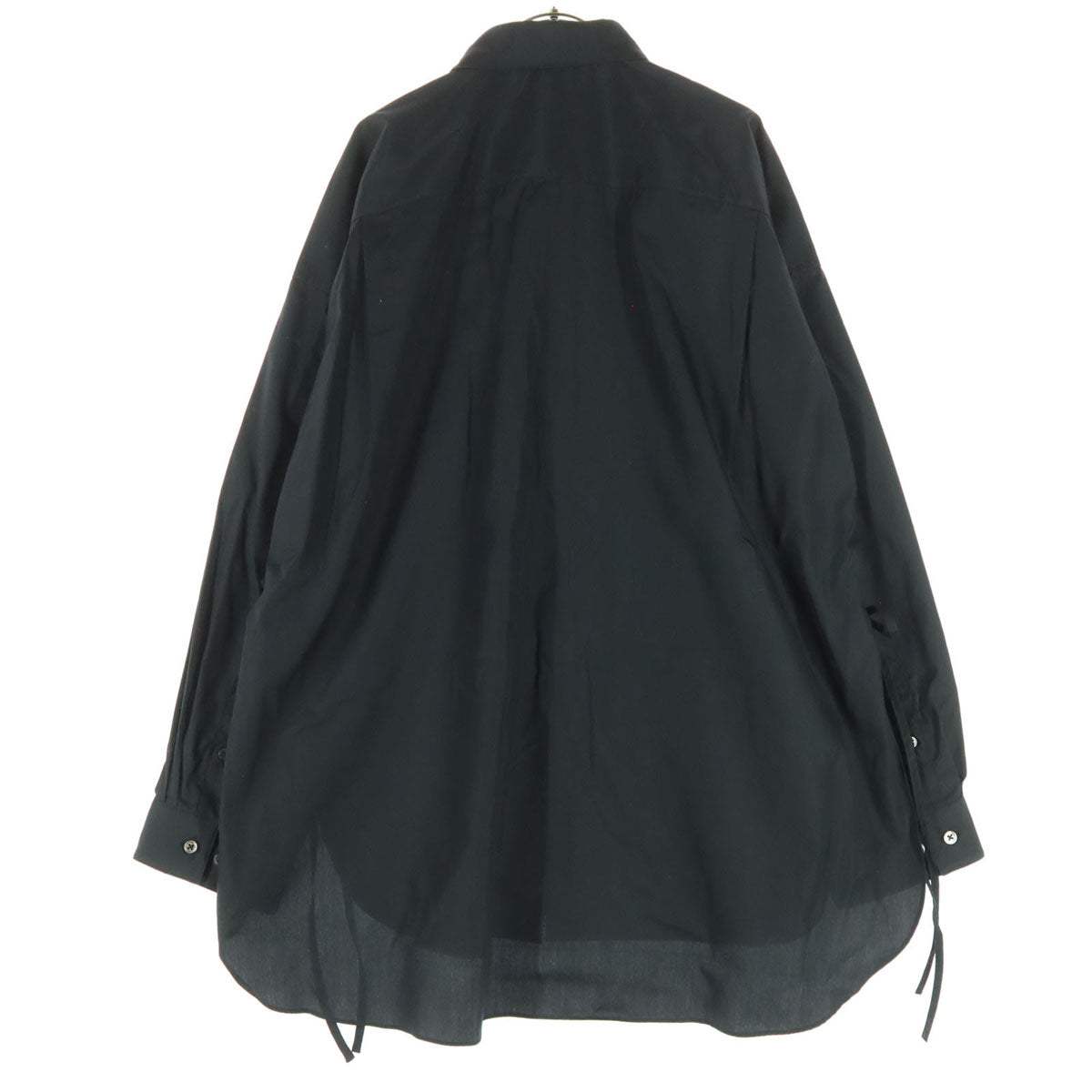 美品 toironier トワロニエ 長袖 コットンシャツ F ブラック メンズ