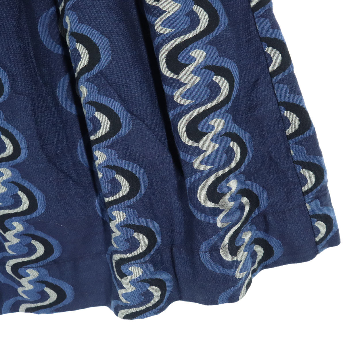 TIGRE BROCANTE ティグルブロカンテ 日本製 ミディ丈 フレアスカート F ブルー レディース