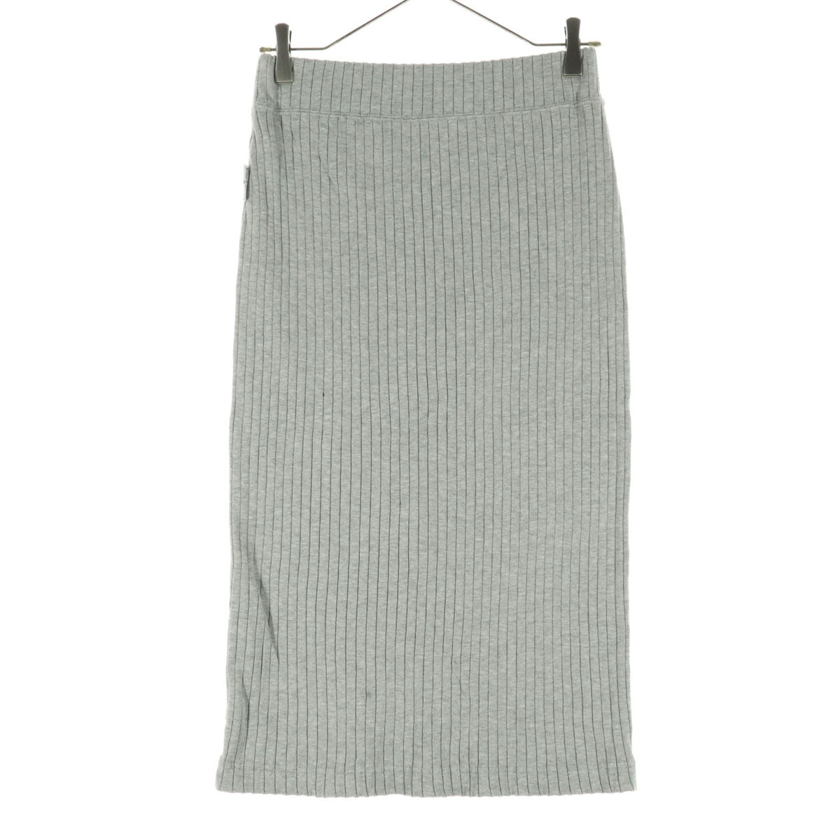 HYSTERIC GLAMOUR ヒステリックグラマー ミモレ丈 タイトスカート F ライトグレー レディース