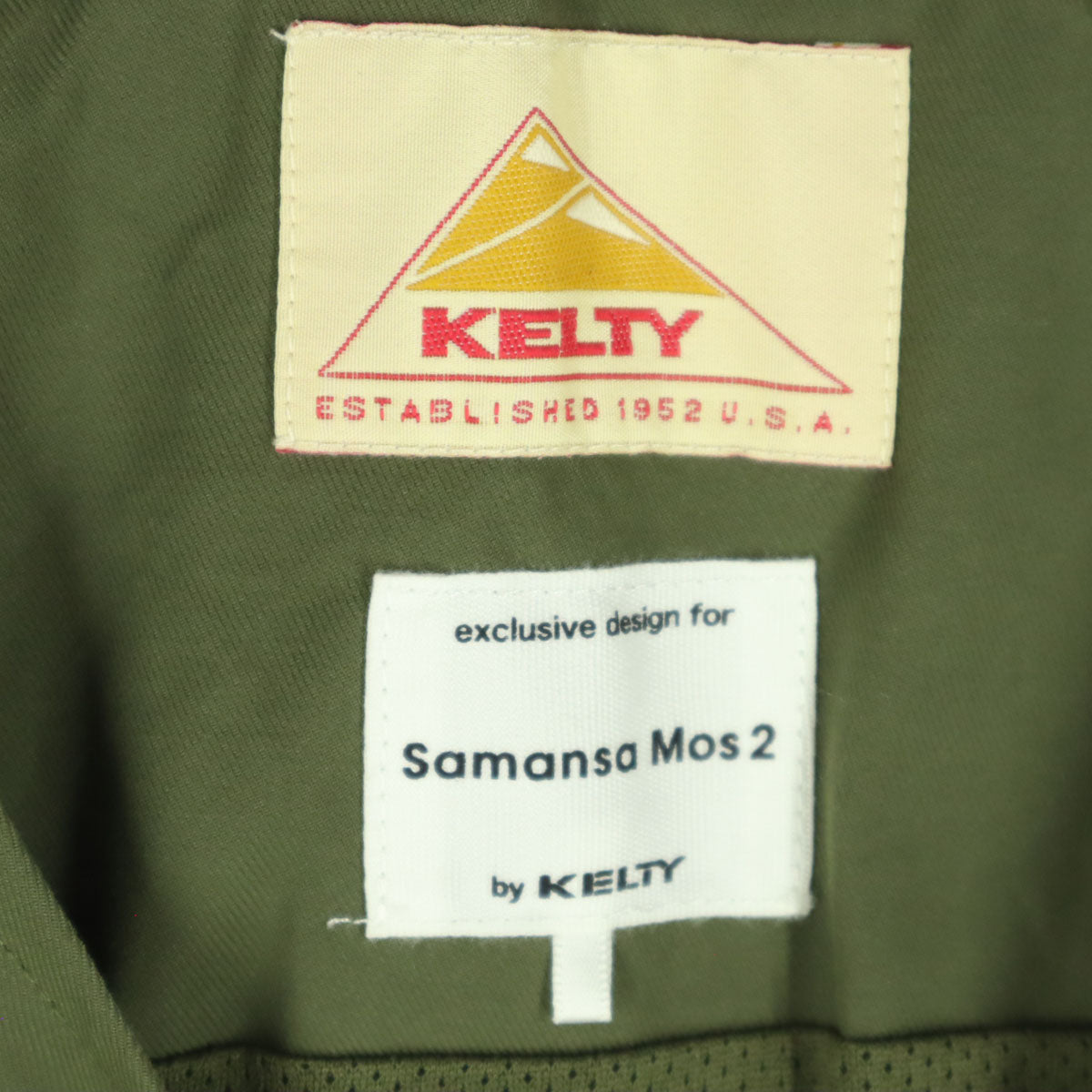 美品 SM2 サマンサモスモス ケルティ KELTY コラボ ノースリーブ キャンピング ベスト F カーキ ハンズフリー メンズ