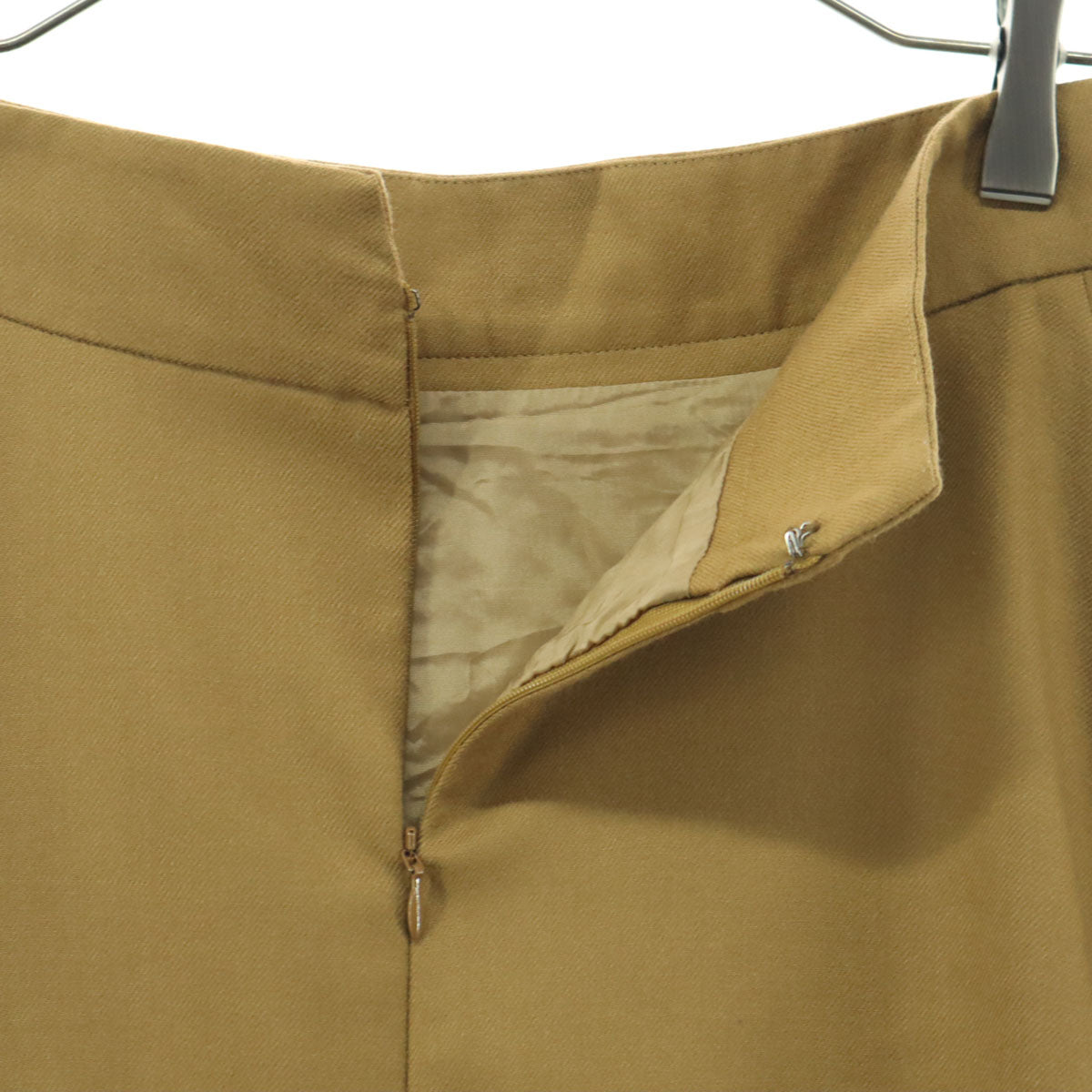 美品 ANAYI アナイ ミディ丈 フレアスカート 34 ブラウン レディース