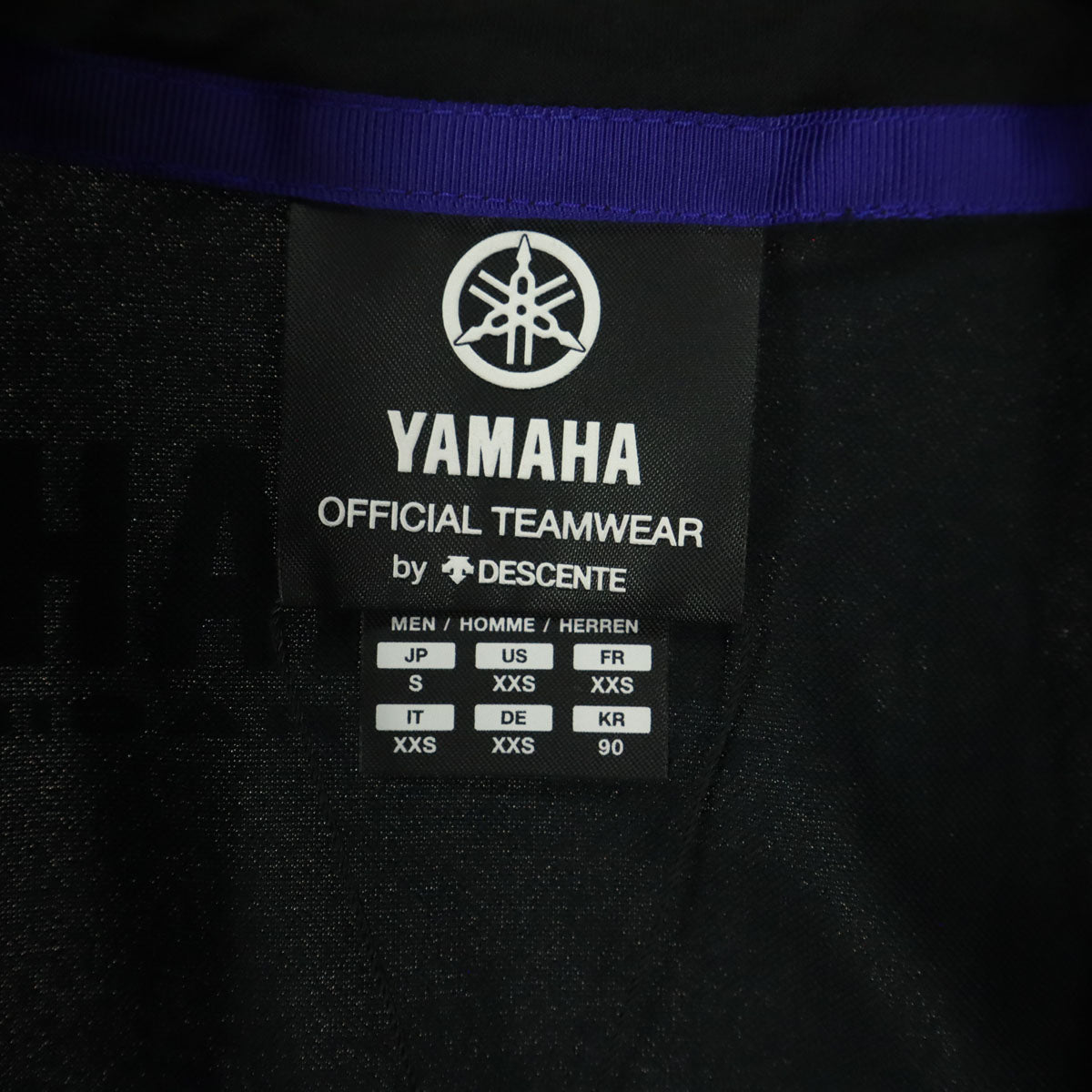未使用 YAMAHA ヤマハ 2021年 モンスターエナジー Moto GP プリント 長袖 オフィシャルウェア ジャケット S ブラック レーシング メンズ