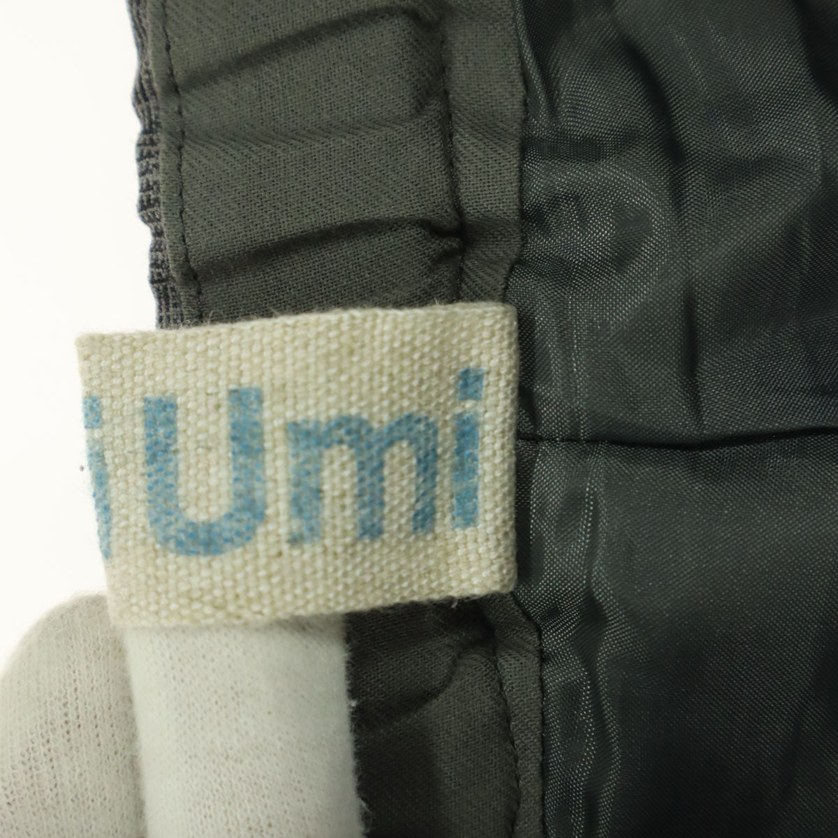 MIdiUmi ミディウミ スラックスパンツ 1 グレー レディース