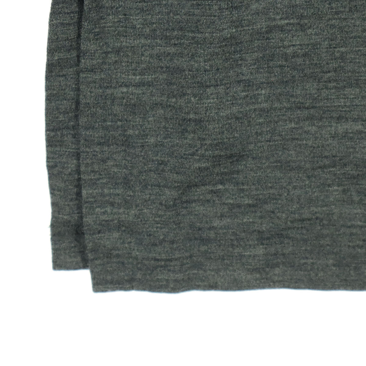 美品 Sarahwear サラウェア 長袖 タートルネック 膝丈ワンピース グレー レディース