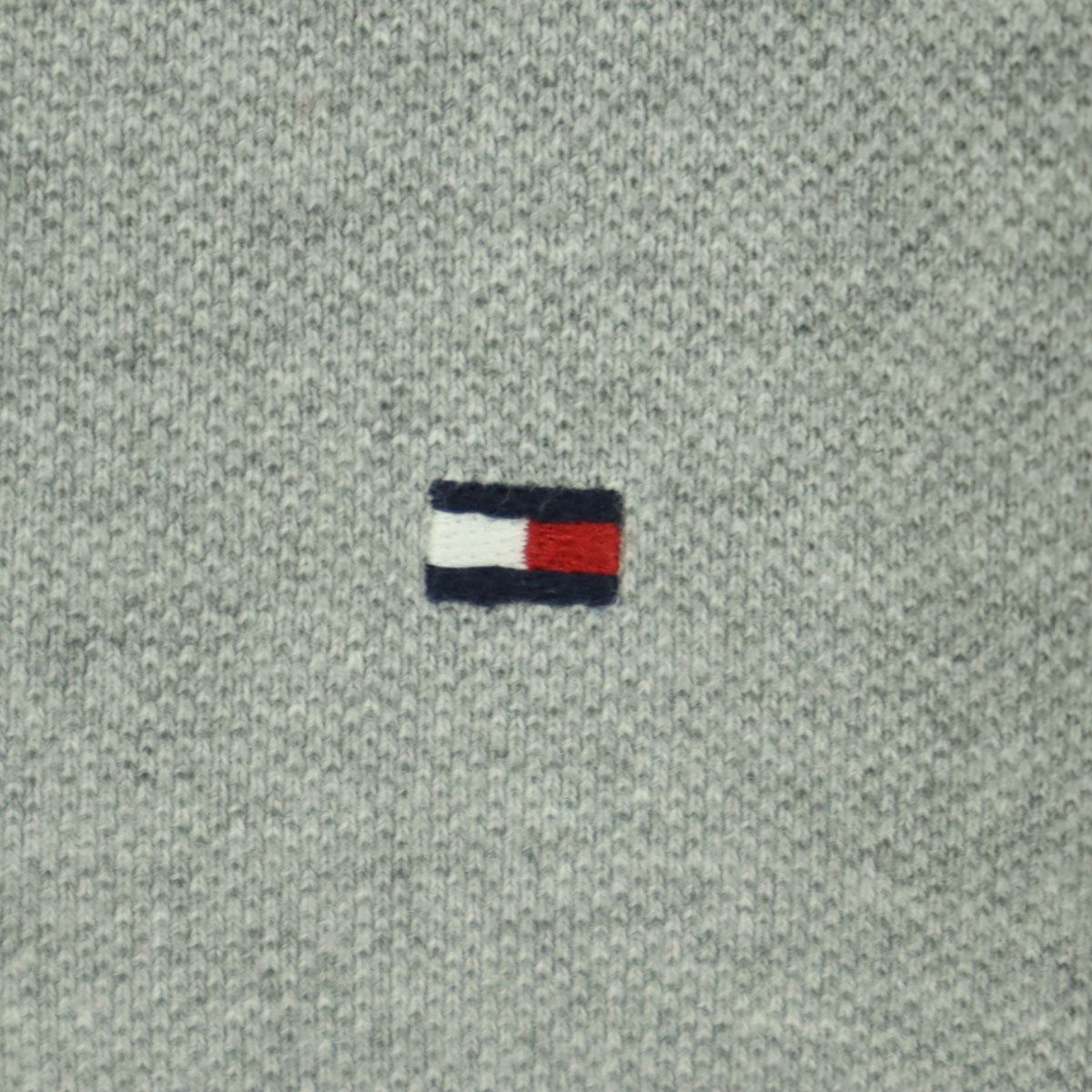TOMMY HILFIGER トミーヒルフィガー 半袖 ポロシャツ L グレー メンズ