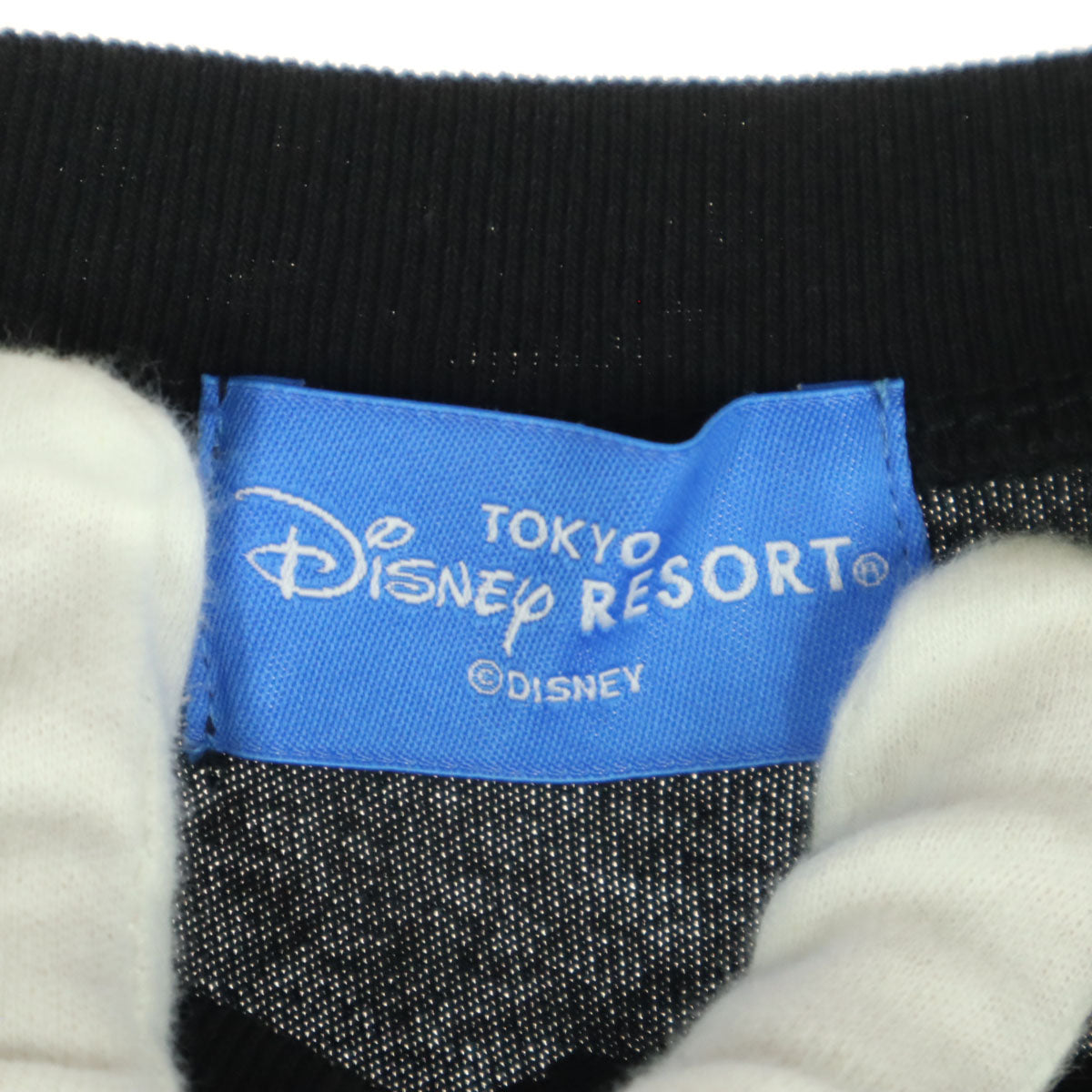 美品 TOKYO Disney RESORT トーキョーディズニーリゾート キャラクタープリント 半袖 Tシャツ M-L ブラック ふしぎの国のアリス チェシャ猫 メンズ