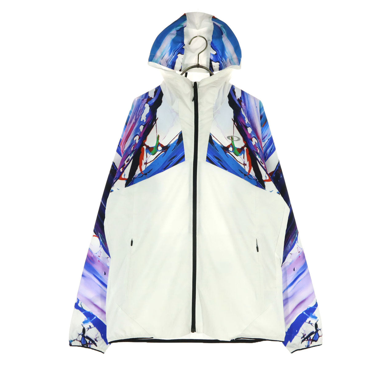 OAKLEY オークリー 山口歴 東京五輪限定 マルチカラー 長袖 ジップジャケット XL ホワイト系 フーディー メンズ