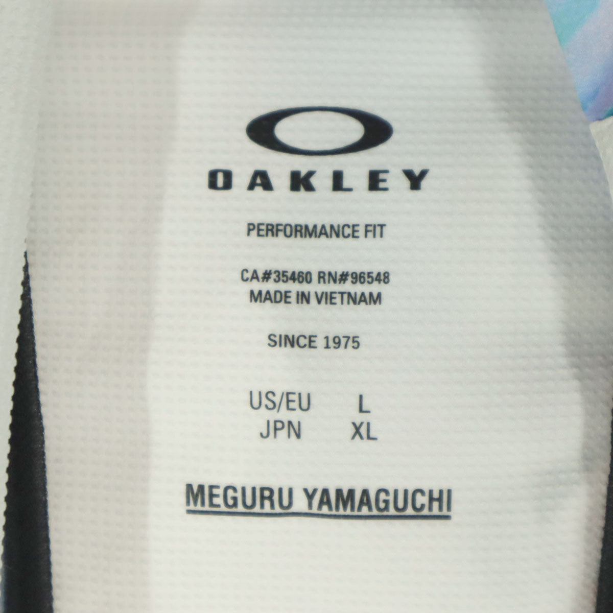 OAKLEY オークリー 山口歴 東京五輪限定 マルチカラー 長袖 ジップジャケット XL ホワイト系 フーディー メンズ