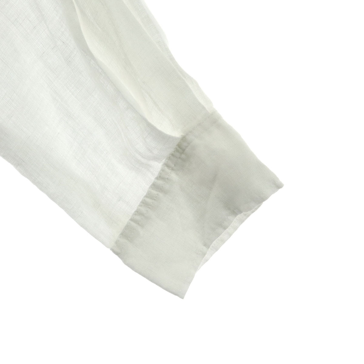 未使用 Mila Owen ミラオーウェン 25SS 長袖 オーバーサイズ リネンシャツ F ホワイト 09WFB251040 フレンチリネン メンズ