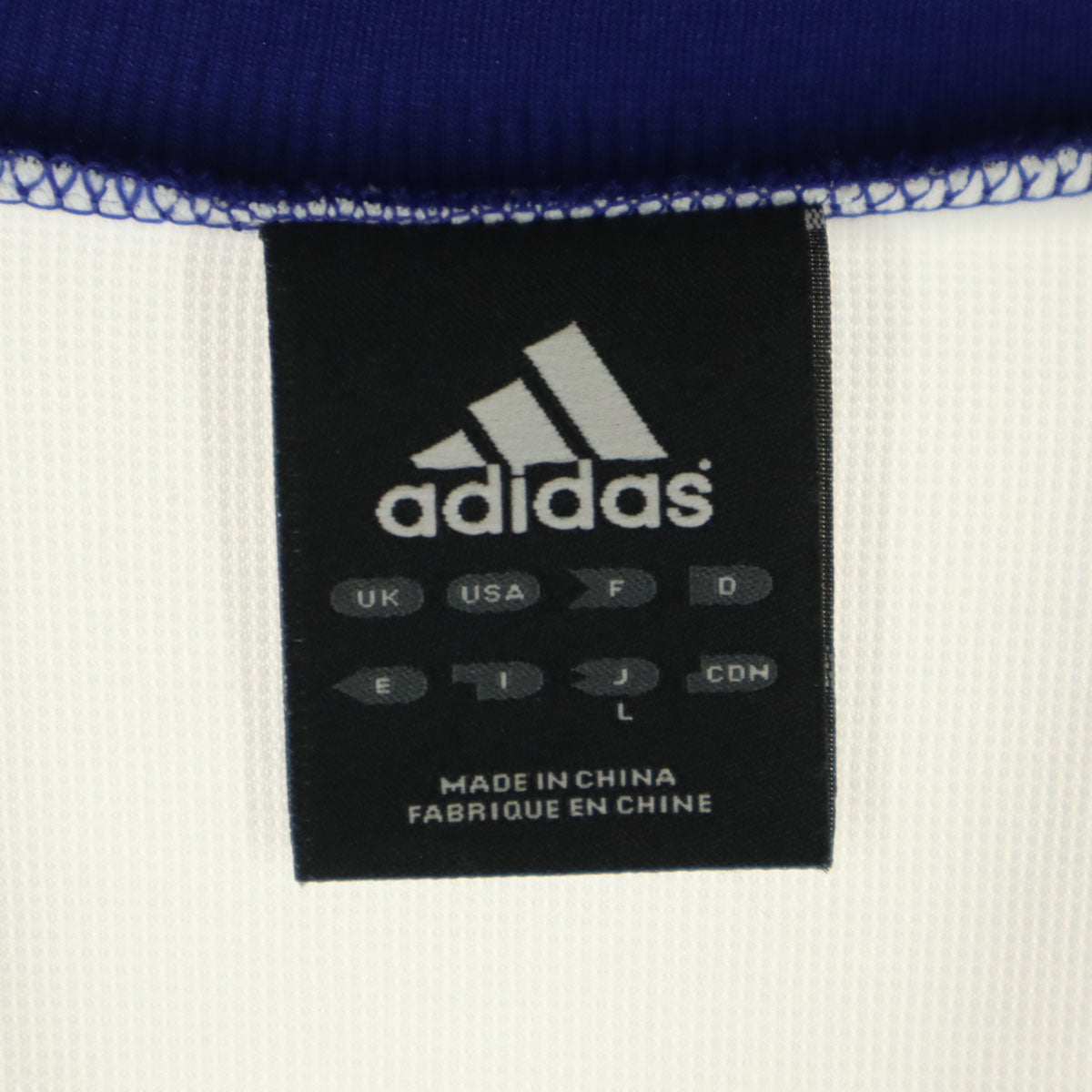 adidas アディダス サッカー 日本代表 JFA ロゴ刺繍 ワッペン 長袖 トラックジャケット L ホワイト系 メンズ