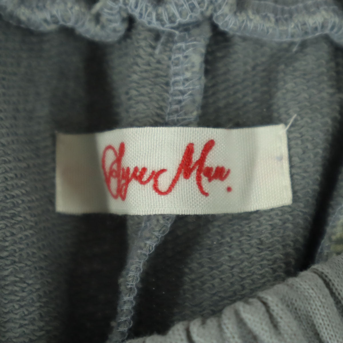 美品 SYUMAN. シュウマン 刺繍 スウェットパンツ 2 グレー メンズ