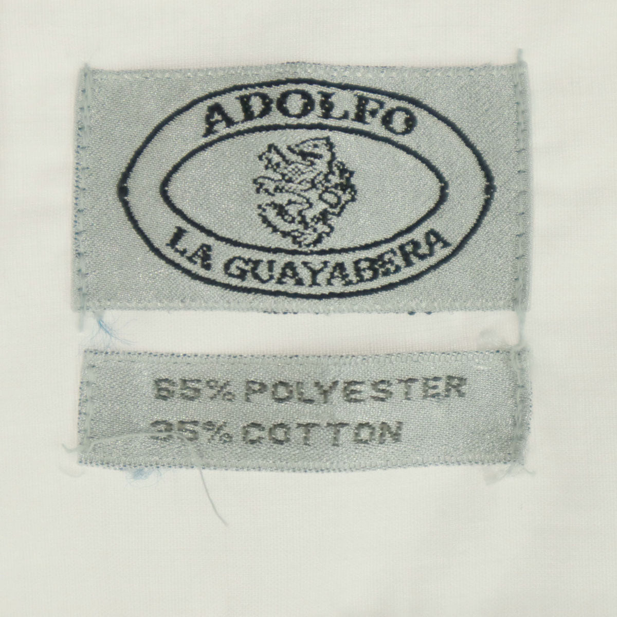 adolfo la guayabera 00s オールド 半袖 キューバシャツ XL ホワイト系 メンズ