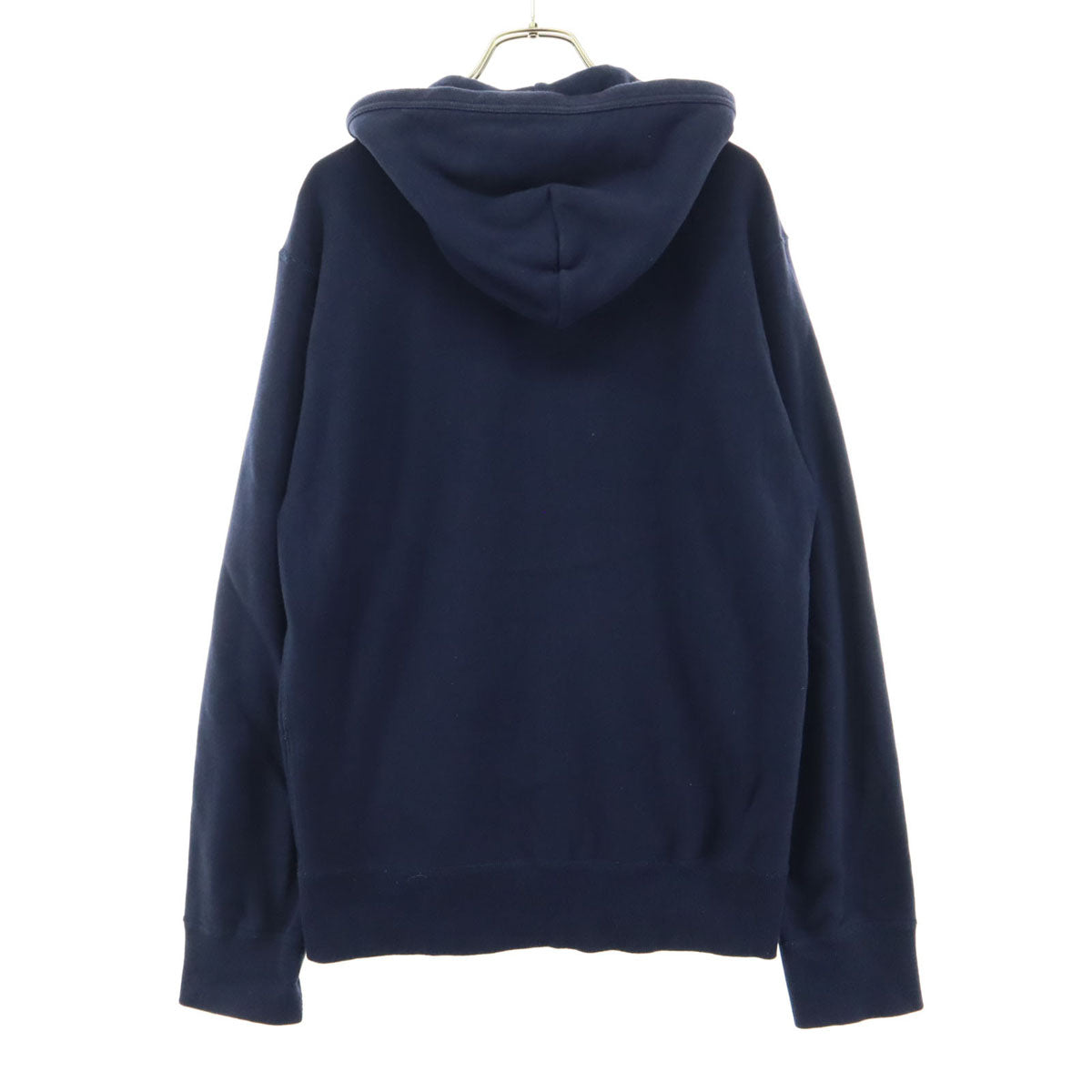 美品 LACOSTE ラコステ ワンポイント 長袖 パーカー S ネイビー メンズ