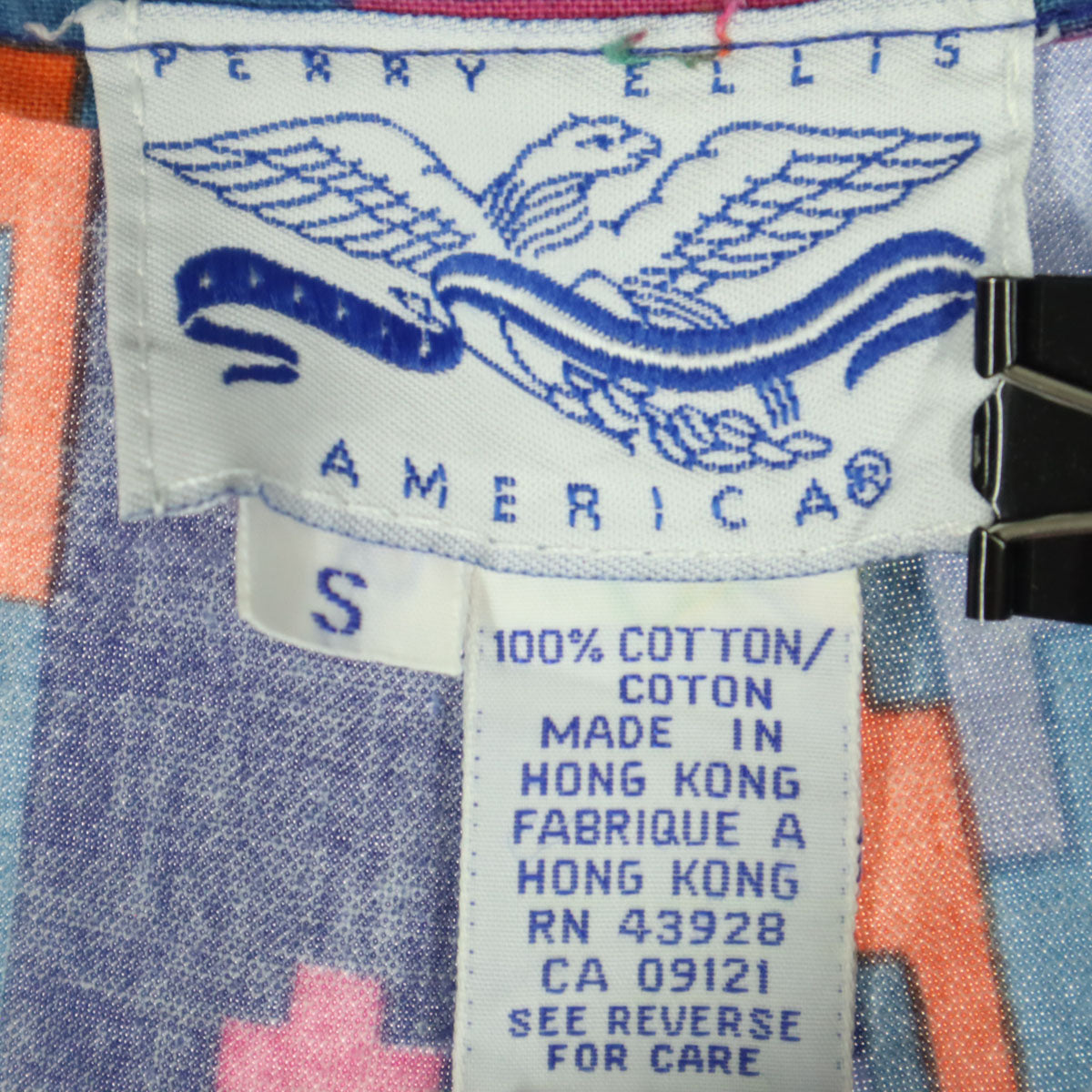 PERRY ELLIS AMERICA ペリー エリスアメリカ 総柄 ハーフパンツ S ブルー系 メンズ