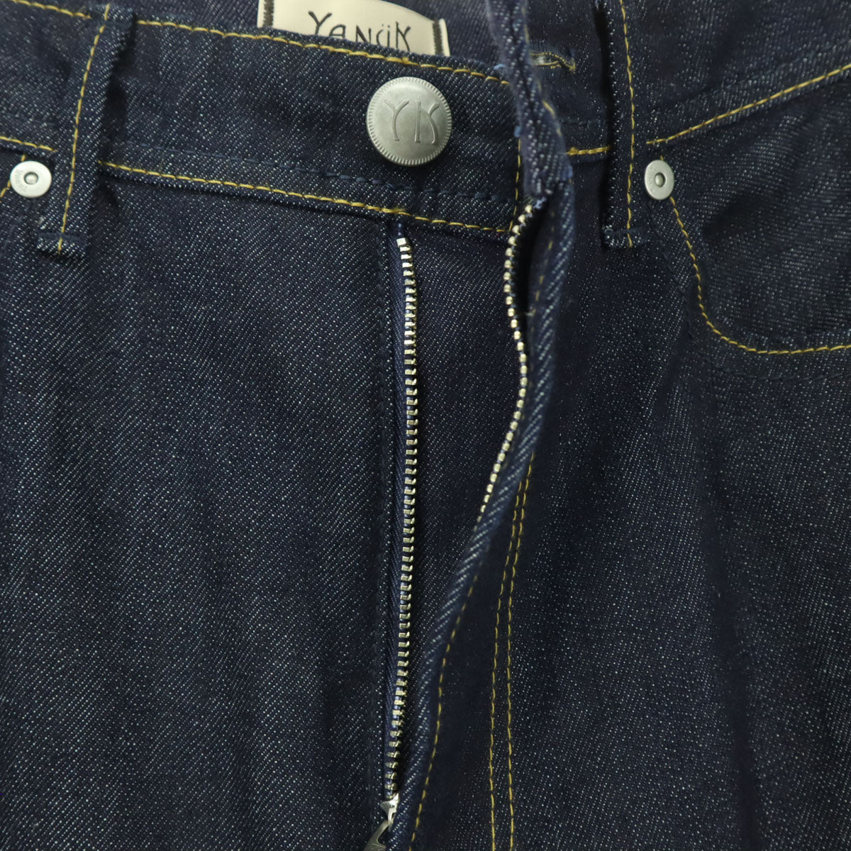 美品 YANUK ヤヌーク コットン 日本製 デニムパンツ w27 インディゴ レディース