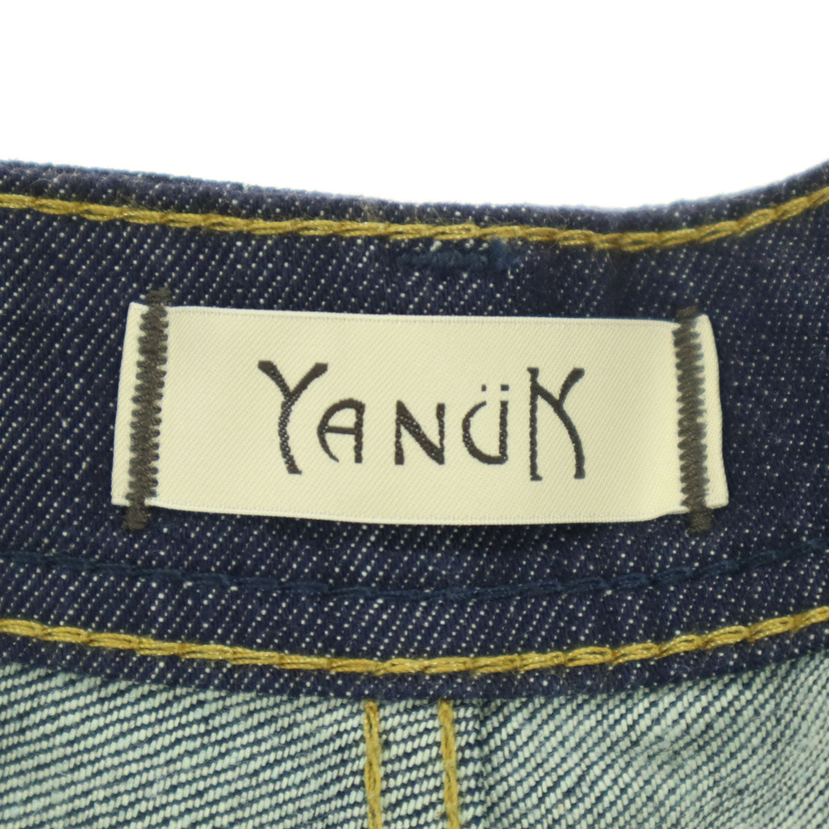 美品 YANUK ヤヌーク コットン 日本製 デニムパンツ w27 インディゴ レディース