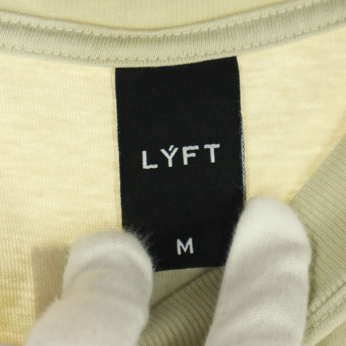 LYFT リフト GOLD'S GYM コラボ 半袖 グラフィック Tシャツ M ベージュ系 メンズ