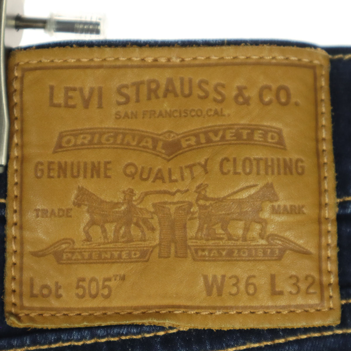 LEVI'S PREMIUM リーバイスプレミアム 505 デニムパンツ w36 インディゴ系 メンズ