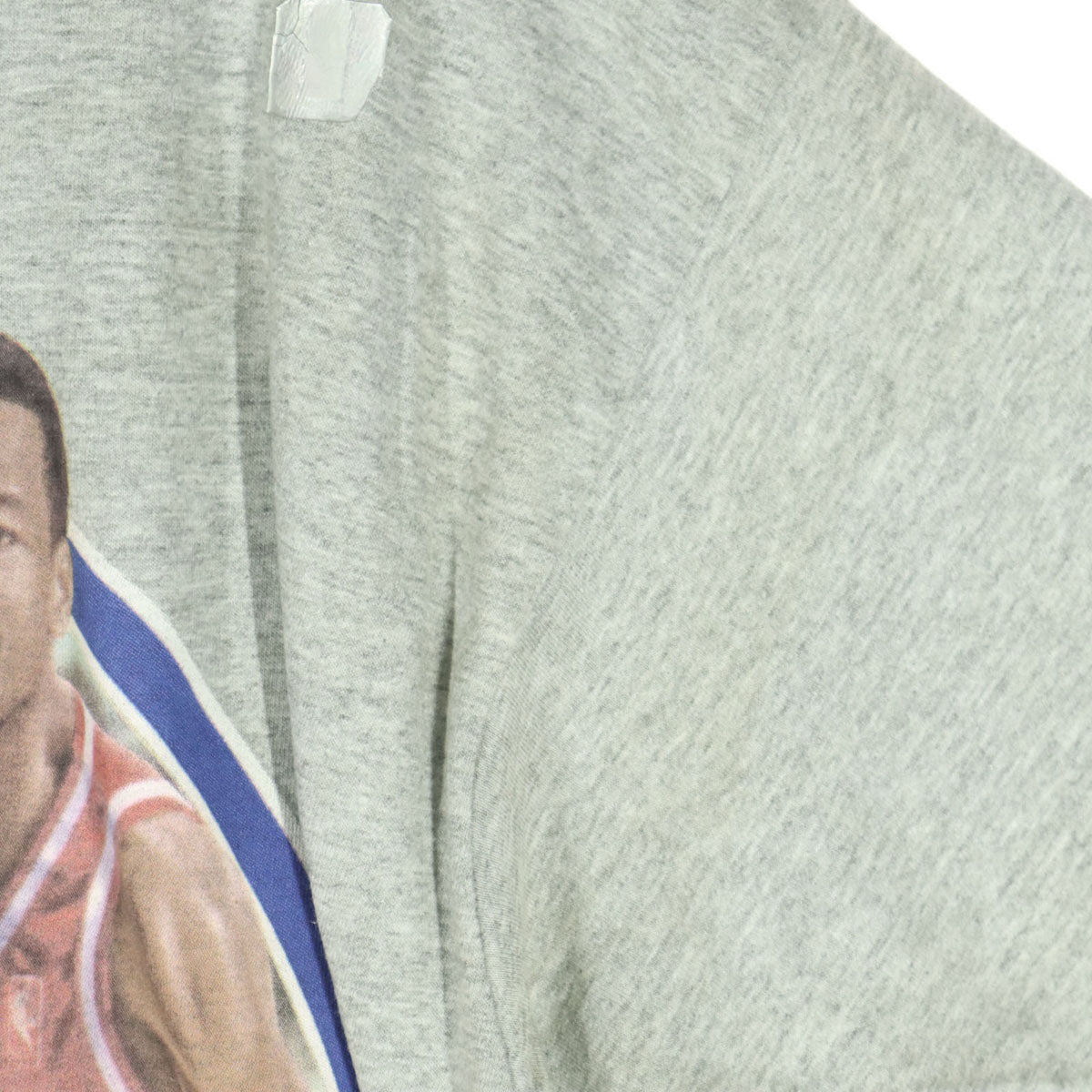 PRO STAGE ワールドスポーツプラザ プロステージ 90s USA製 オールド バスケプリント 半袖 アレン・アイバーソン Tシャツ L ライトグレー デッドストック シングルステッチ メンズ