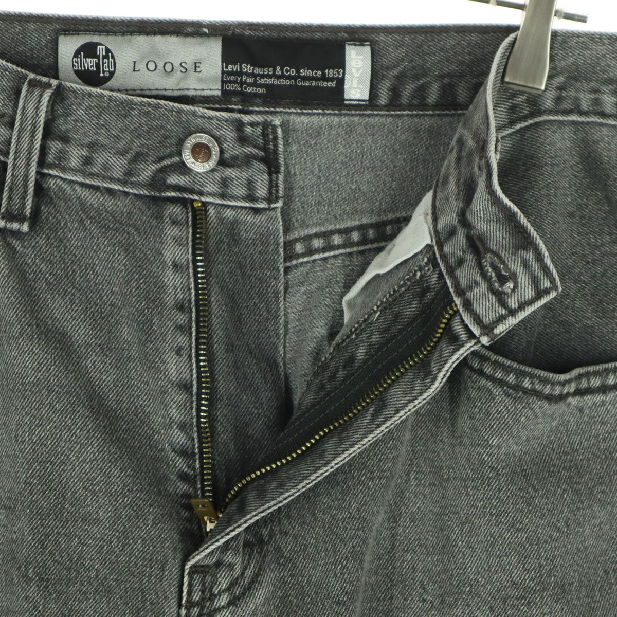LEVI'S SilverTAB リーバイスシルバータブ コットン ストレートデニムパンツ w31 グレー系 メンズ