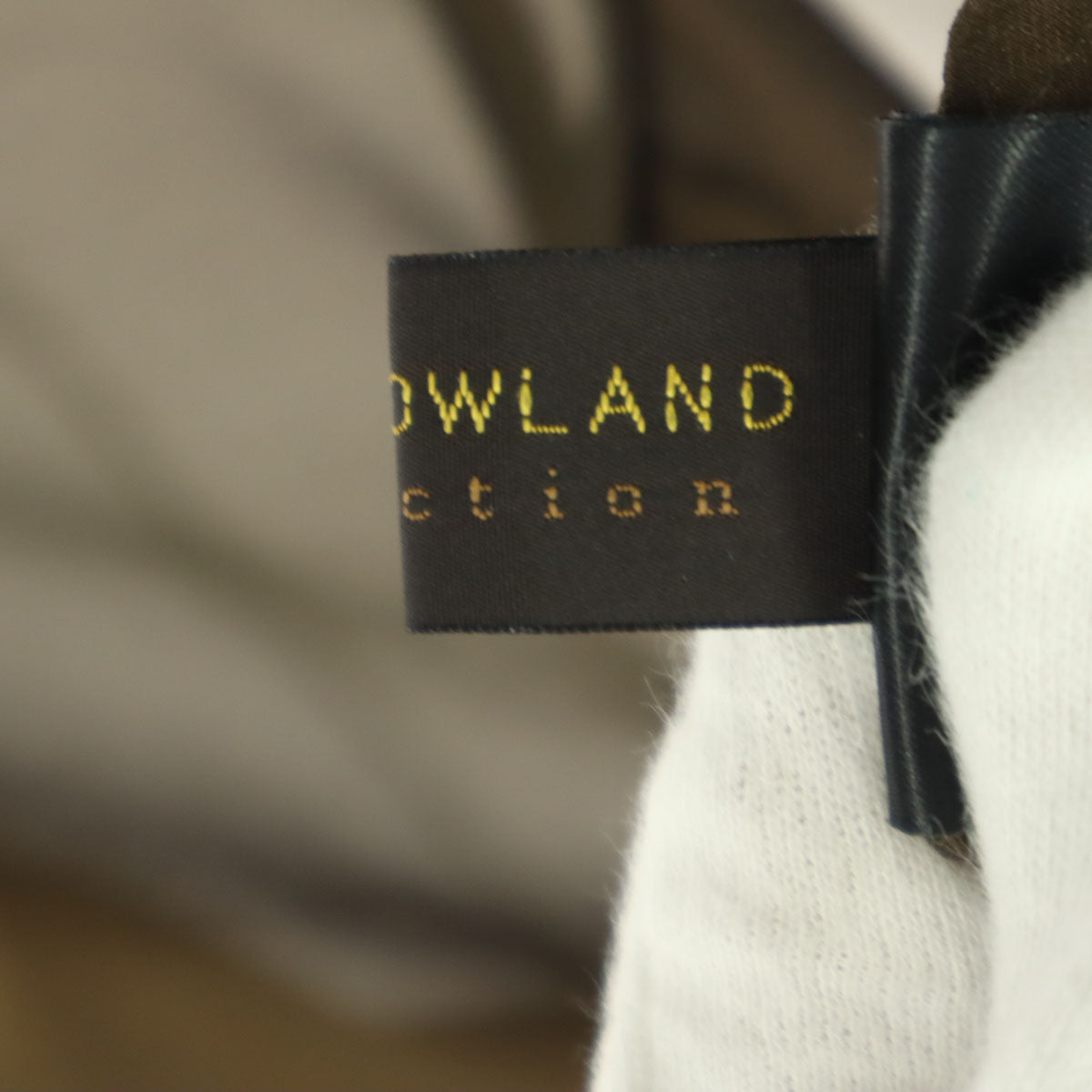 未使用 TOMORROWLAND トゥモローランド ノースリーブ シアーオーガンジー ウエストタック ワンピース 34 ブラウン インナー付属 レディース