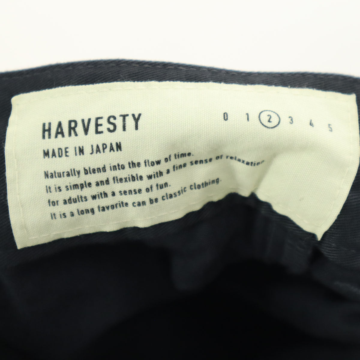 HARVESTY ハーベスティ 日本製 チノ カルメン キュロットパンツ 2 ネイビー系 レディース