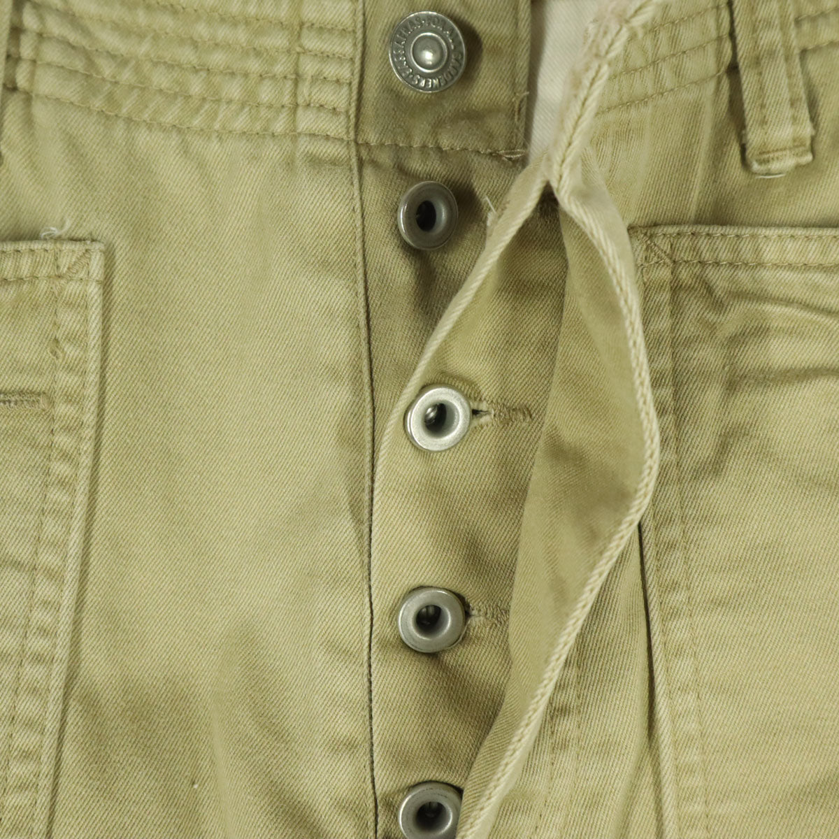 SASAFRAS ササフラス 日本製 チノパンツ XL ベージュ メンズ