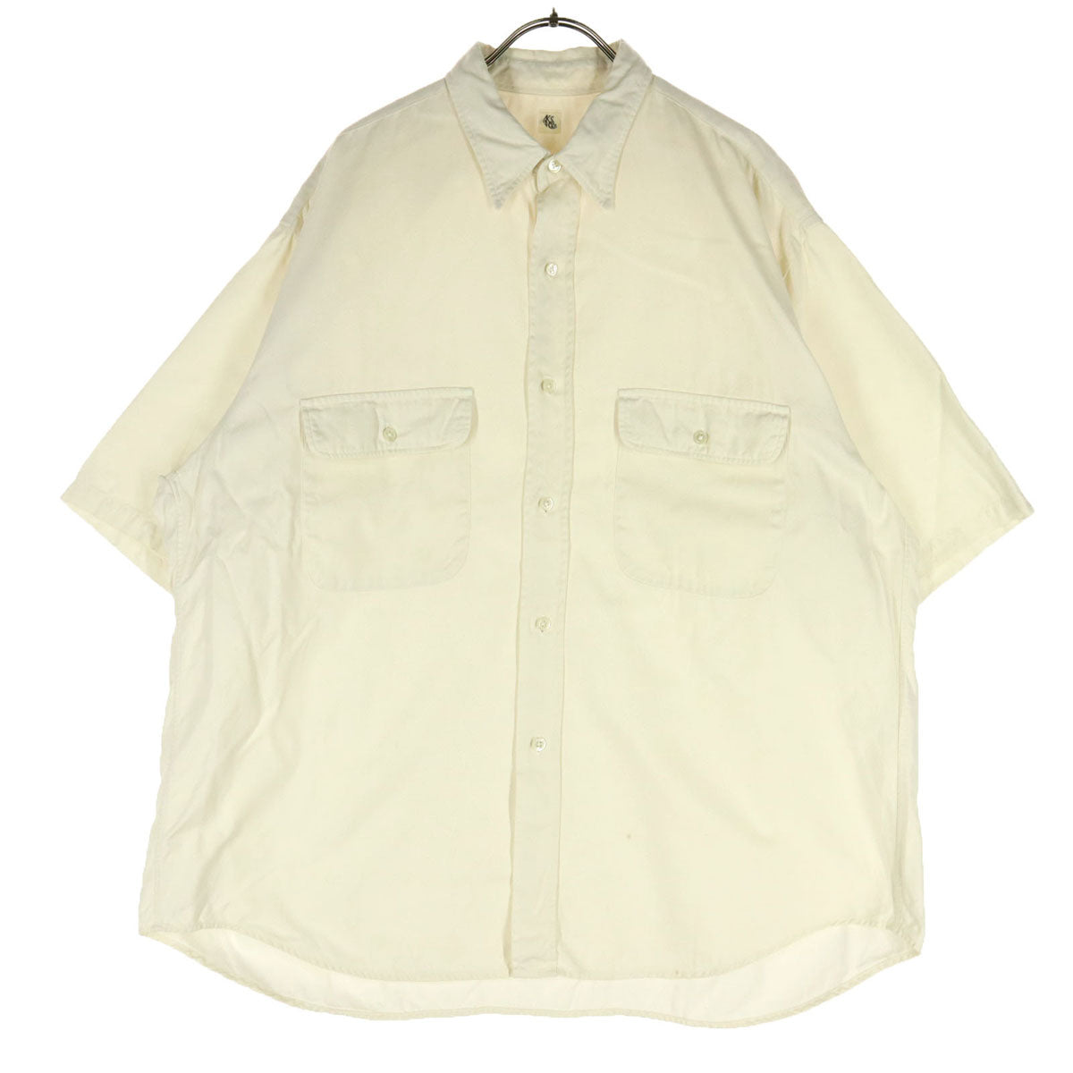 KAPTAIN SUNSHINE キャプテンサンシャイン 日本製 半袖 コットンシャツ 40 ホワイト メンズ