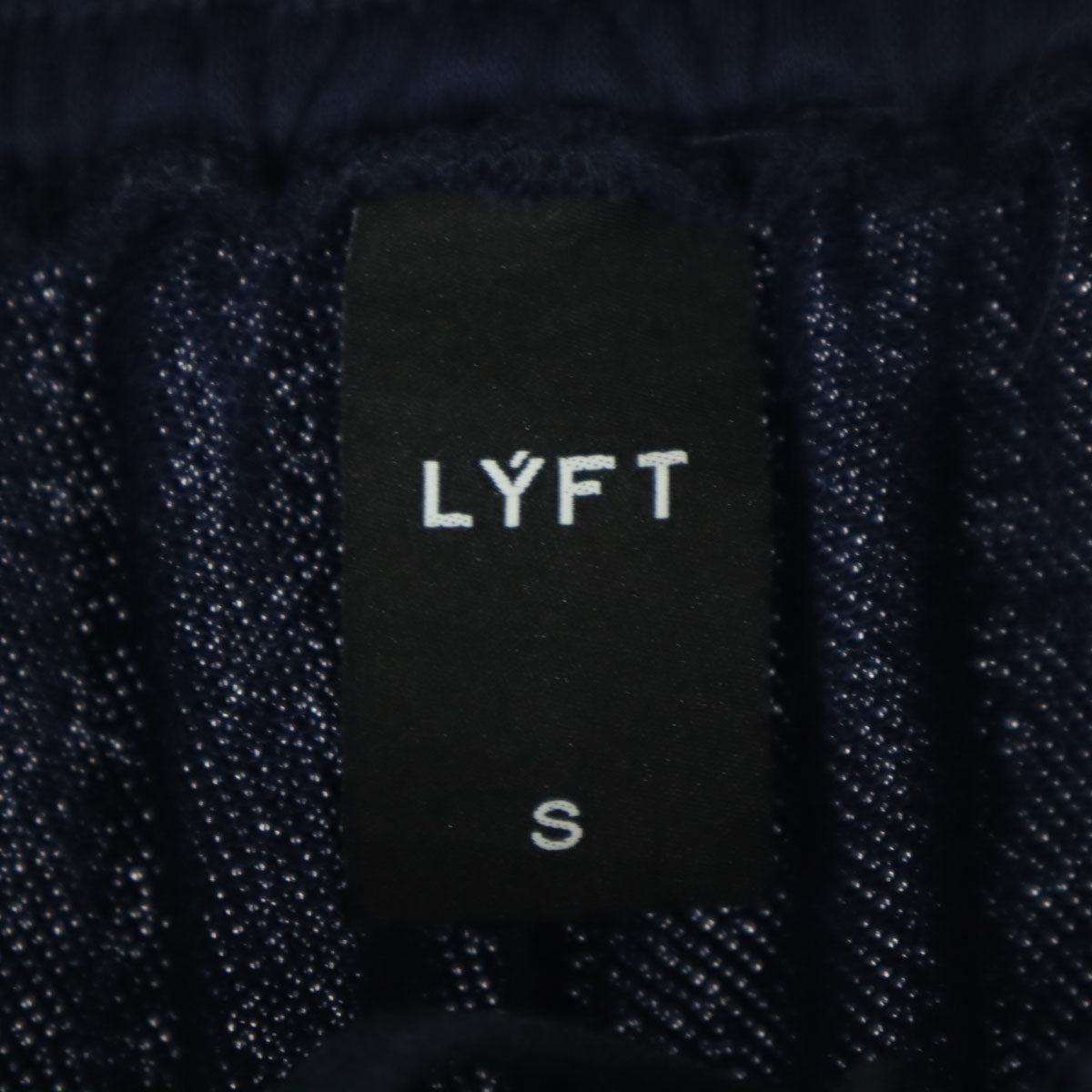 L_FT リフト ロゴ刺繍 バイカラー イージーパンツ S ネイビー メンズ