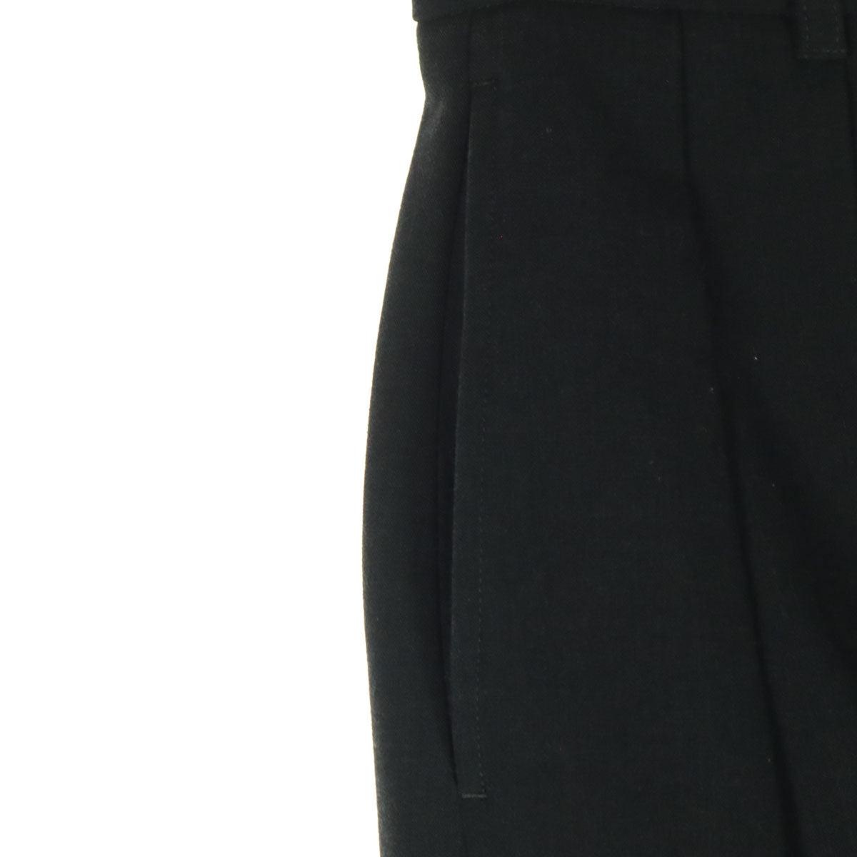 美品 Curensology カレンソロジー 日本製 ロングパンツ 36 ブラック レディース