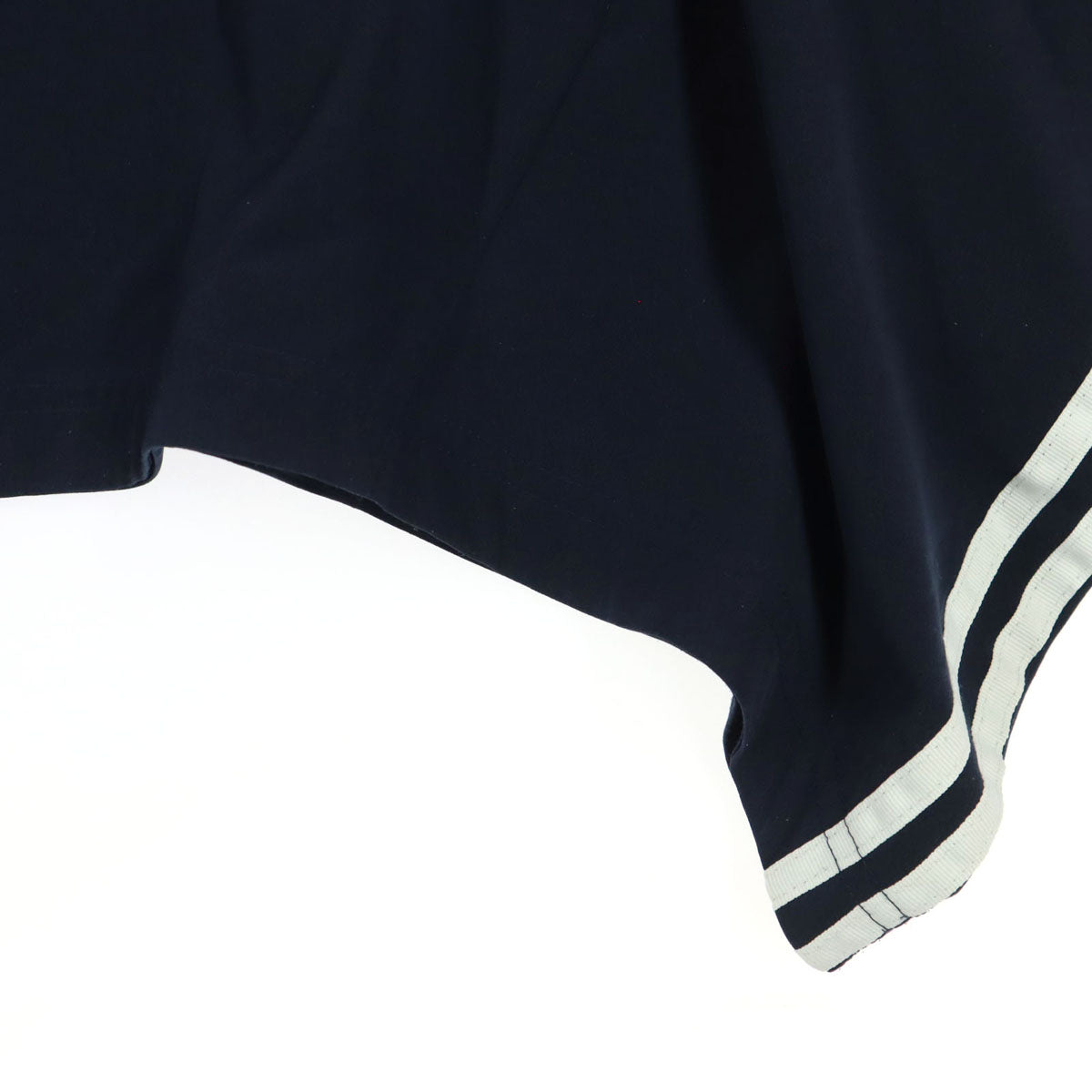 adidas アディダス ワンポイントロゴ ミモレ丈 フレアスカート S ダークネイビー系 トレフォイルロゴ レディース