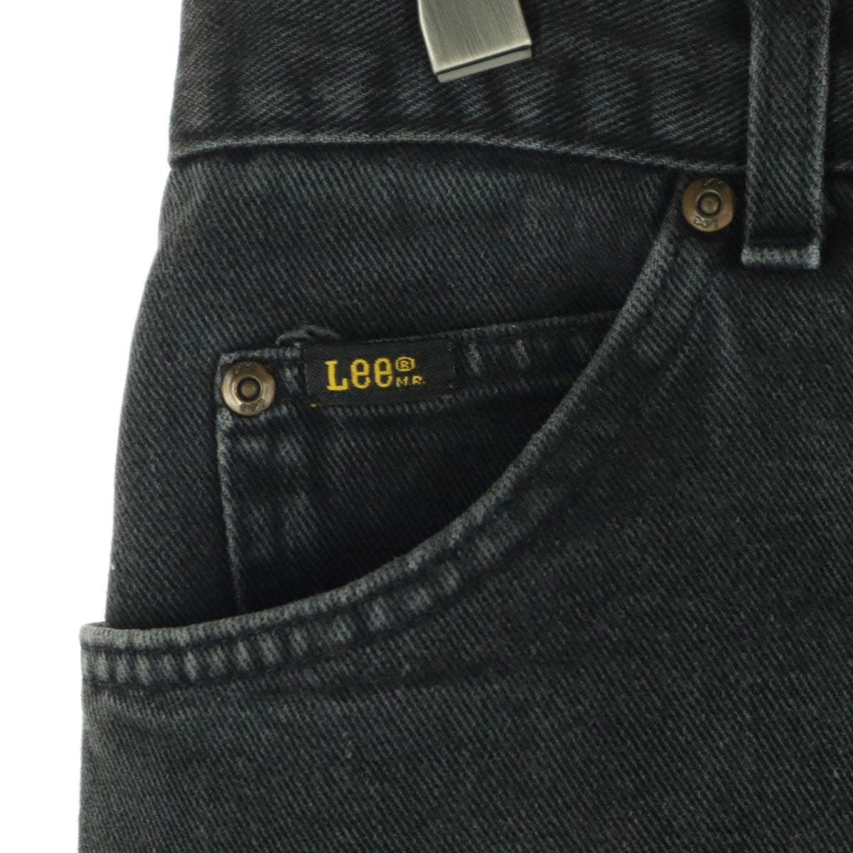 Lee リー 90s オールド ストレートデニムパンツ ブラック系 メンズ