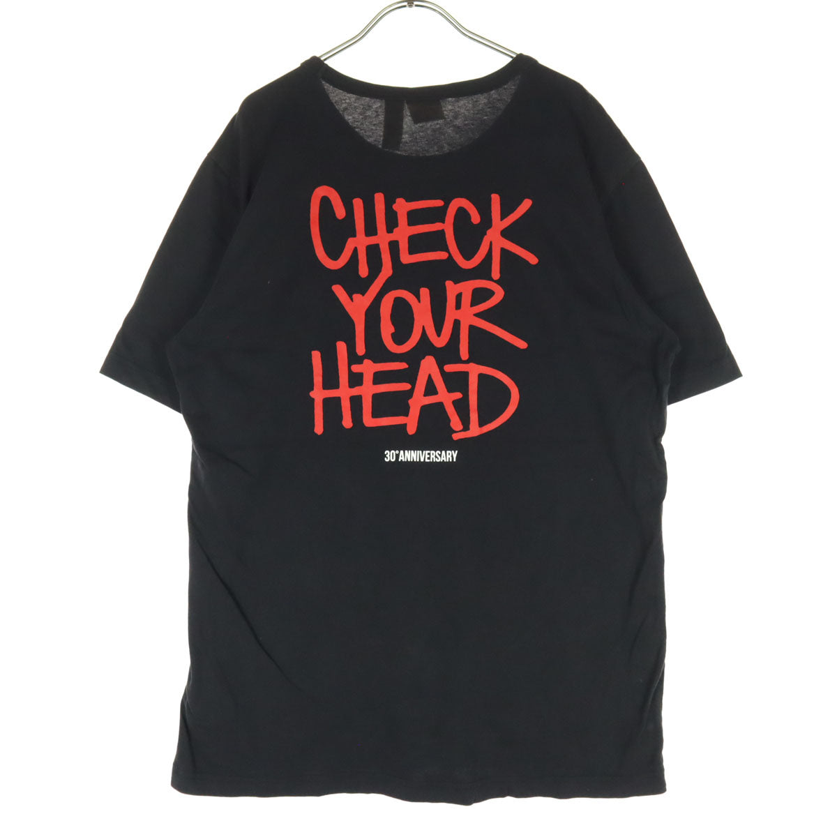 美品 Champion チャンピオン プリント柄 半袖 Tシャツ XL ブラック メンズ