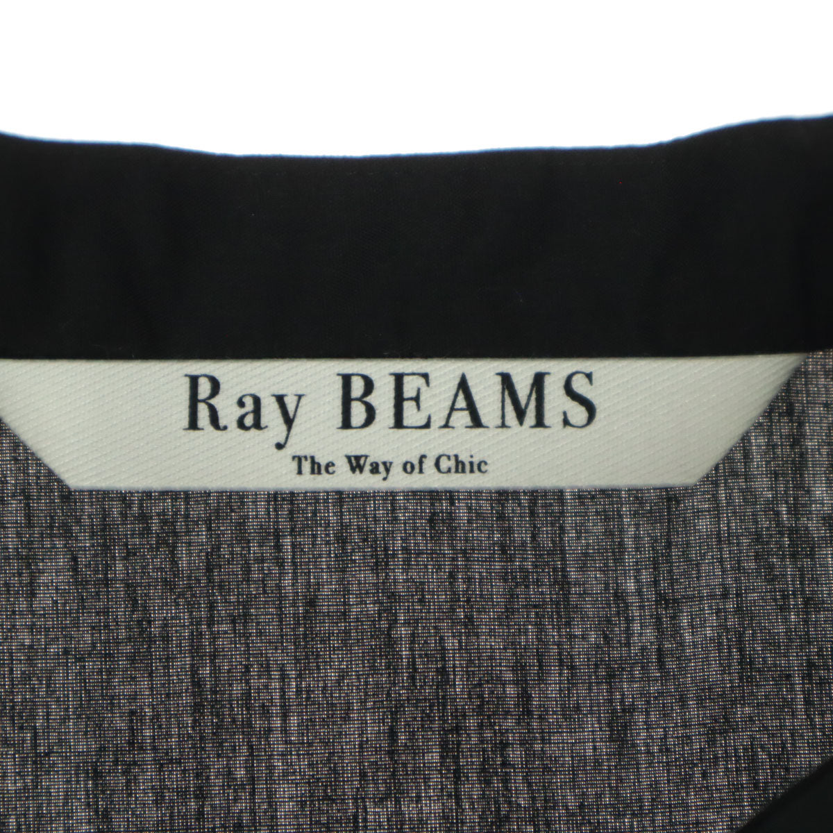 未使用 Ray Beams レイビームス ノースリーブ ベルテッドタック ワンピース Ｆ ブラック レディース