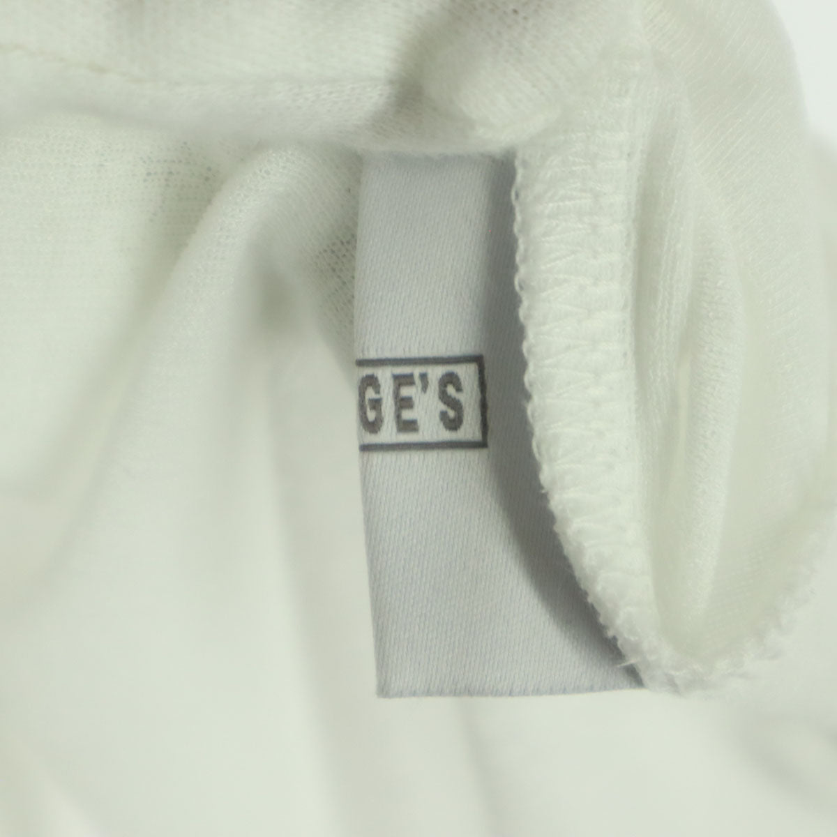 GEORGES ジョージズ 半袖 オフショルダー シアー Tシャツ F ホワイト レディース