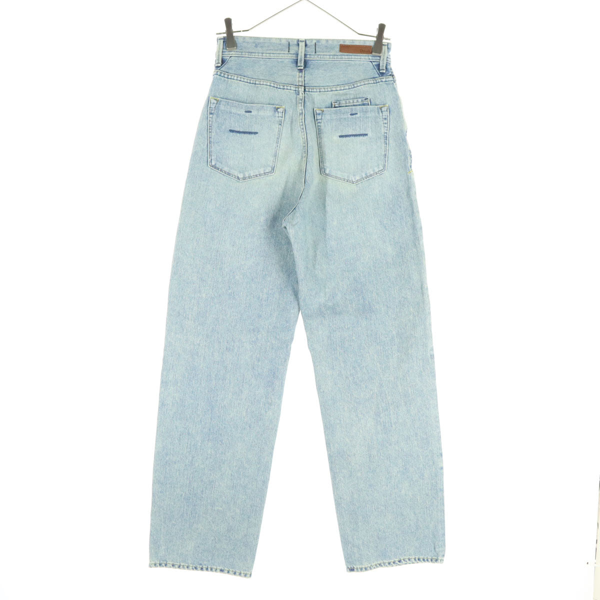 美品 YANUK ヤヌーク 日本製 Lea ボーイズ ストレートデニムパンツ M ブルー系 レディース
