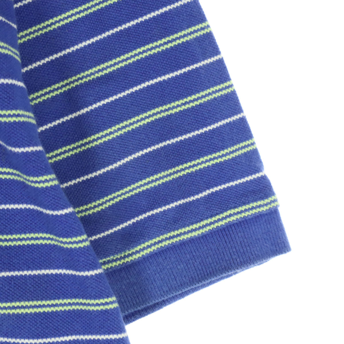 TOMMY HILFIGER トミーヒルフィガー 90s オールド フラッグタグ マルチボーダー 半袖 ポロシャツ L ブルー メンズ