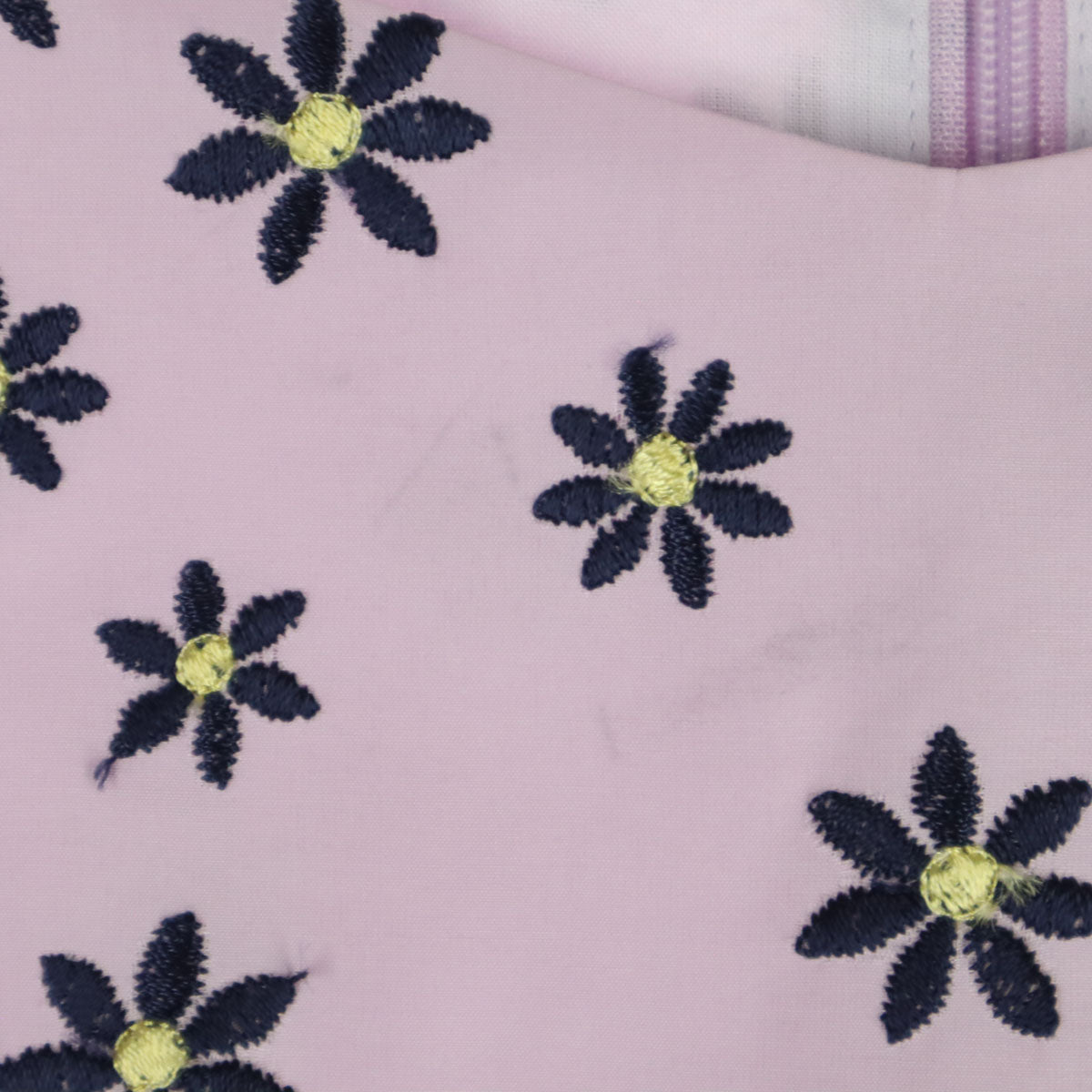 TOCCA トッカ 日本製 花柄総刺繍 ノースリーブ デコルテ 膝丈ワンピース 0 ライトパープル レディース