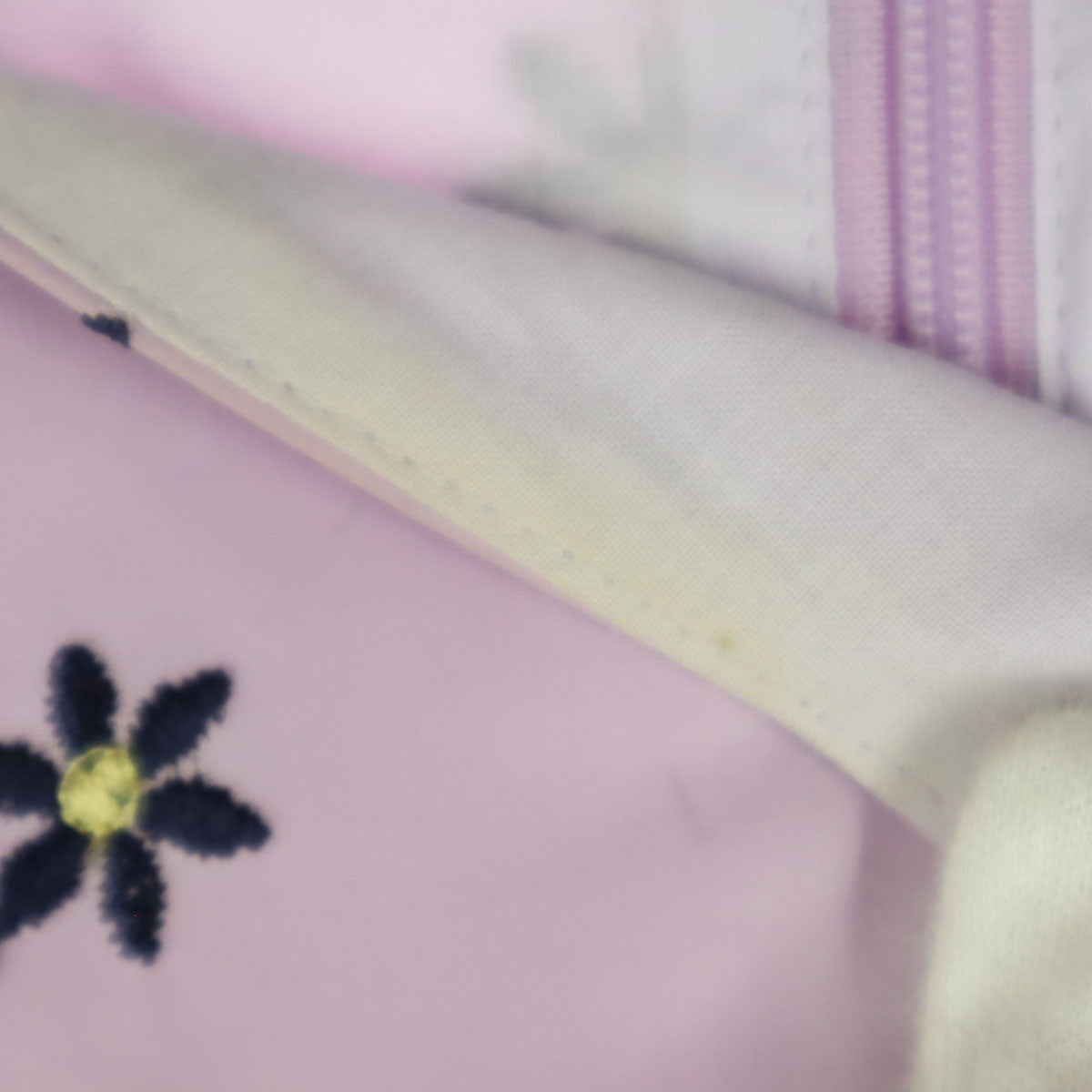 TOCCA トッカ 日本製 花柄総刺繍 ノースリーブ デコルテ 膝丈ワンピース 0 ライトパープル レディース