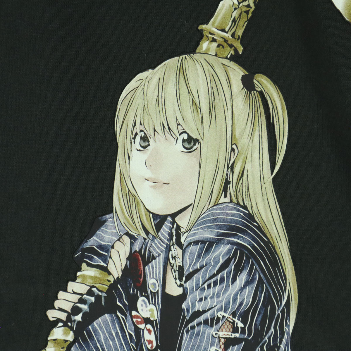 graniph グラニフ コットン デスノート DEATH NOTE コラボ キャラクタープリント 半袖 Tシャツ SS グリーン メンズ