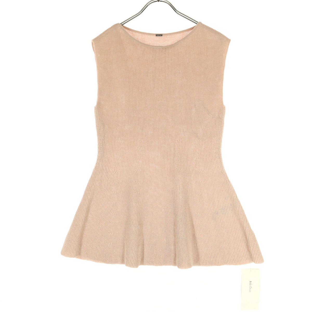 未使用 Mila Owen ミラオーウェン 24SS ノースリーブ ニット 1 ピンク 09WNT242137 レディース