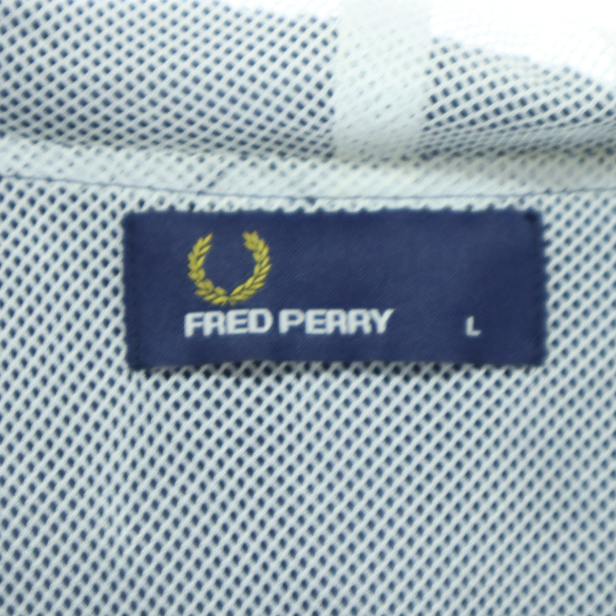 美品 FRED PERRY フレッドペリー ワンポイントロゴ 長袖 ナイロンジャケット L ネイビー フーディー メンズ